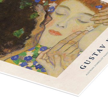 Posterlounge Poster Gustav Klimt, True Relaxation does not Exist for Me, Schlafzimmer Vintage Malerei