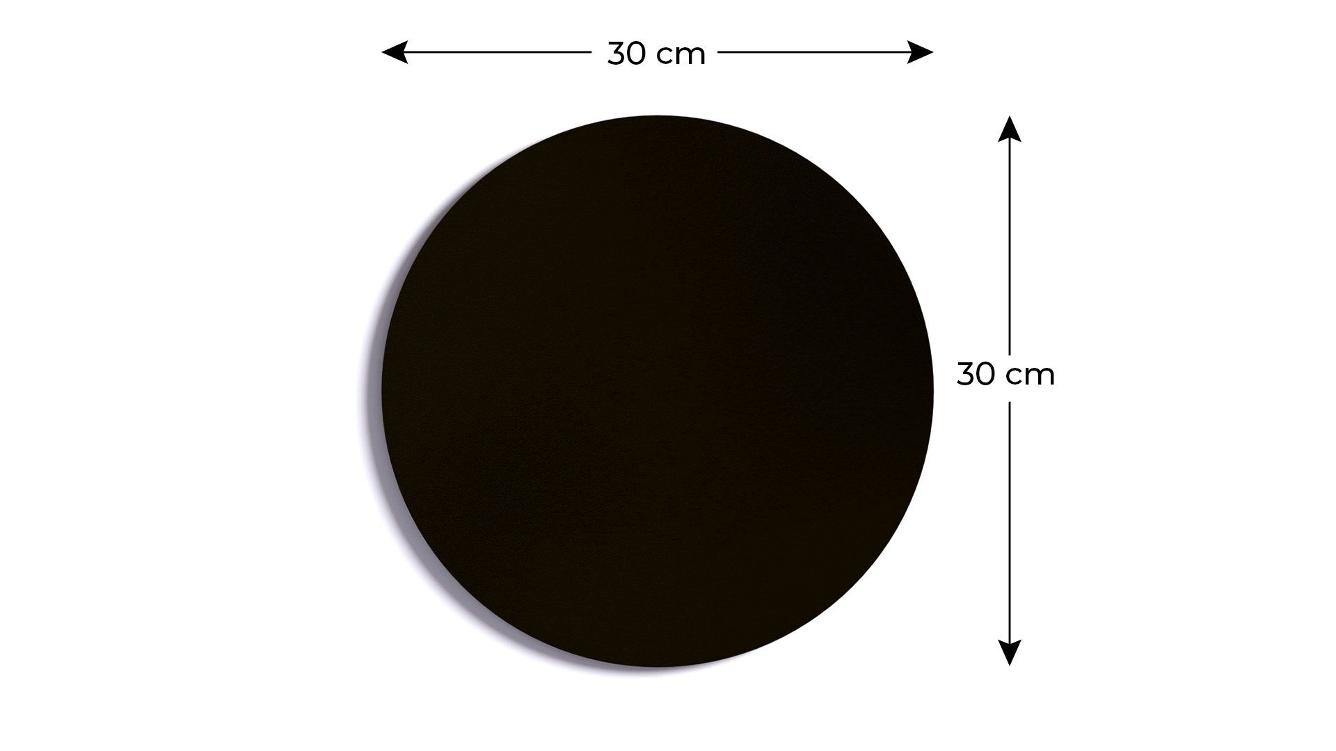 ALLboards Magnettafel Runde schwarze Magnettafel, RUND, günstig online kaufen