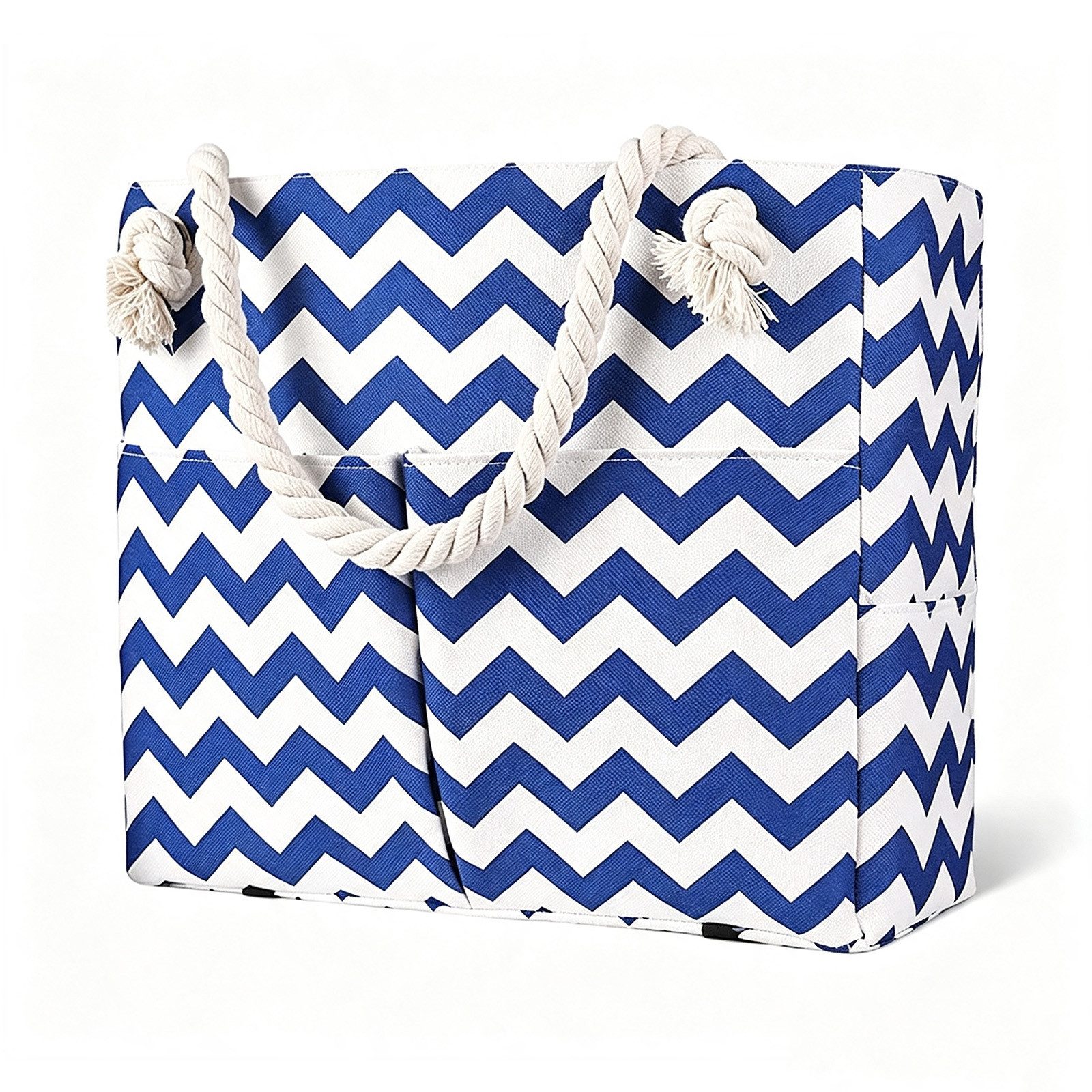 MOPUEA Strandtasche Strandtasche Badetasche Familie wasserdicht Damen mit Reißverschluss (XXL Strandtasche / Shopper Tasche, Große wasserdichte Strand- & Reisetasche mit Innenfächern), Wasserdicht, groß, Magnetverschluss, Innenfach, robust