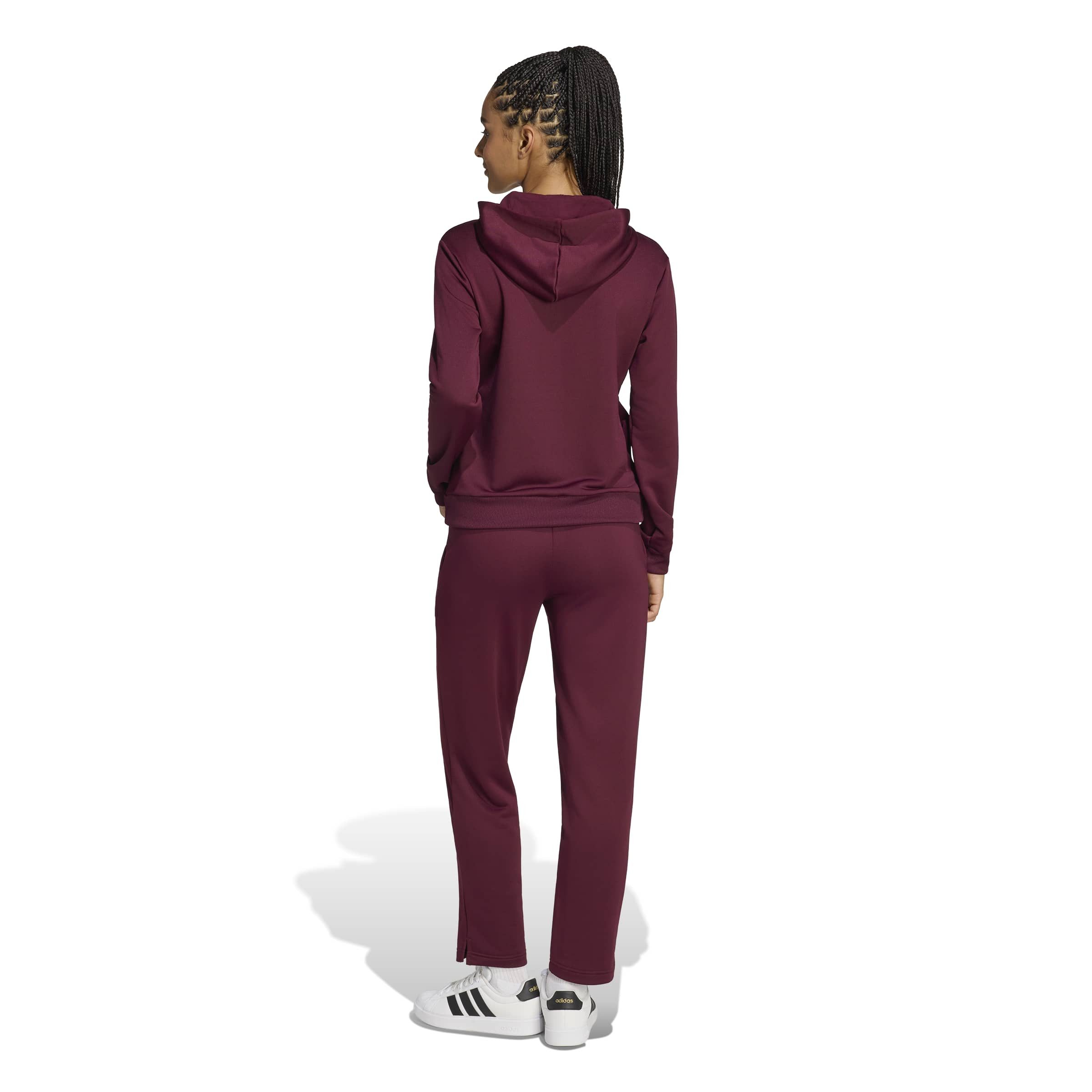 adidas Sportswear Trainingsanzug ESSENTIALS LINEAR (2-tlg), zweiteiliges Set, für Laufen, aus Polyester, mit Rippbündchen – Bild 2 von 5