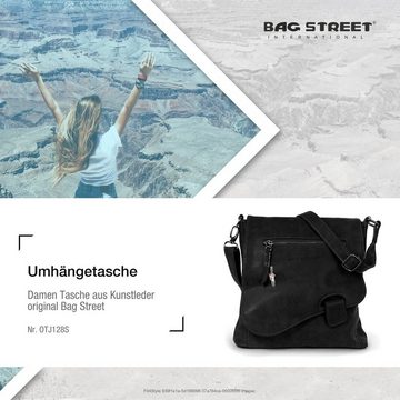 BAG STREET Umhängetasche Bag Street Damen Umhängetasche (Umhängetasche), Umhängetasche, Schultertasche Kunstleder, schwarz ca. 26cm x ca. 26cm