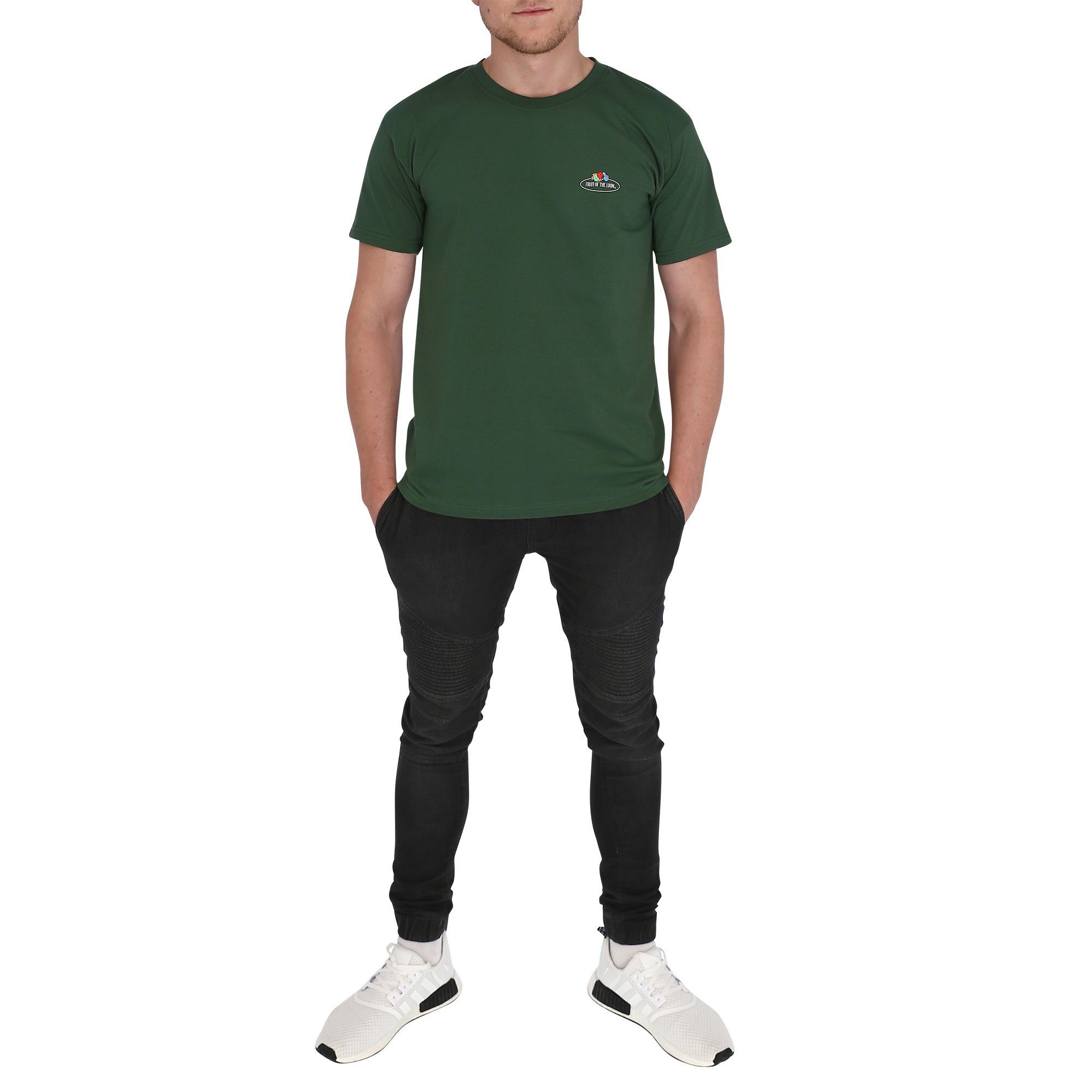 Fruit of the Loom Rundhalsshirt Valueweight T mit Vintage-Logo – Bild 4 von 5