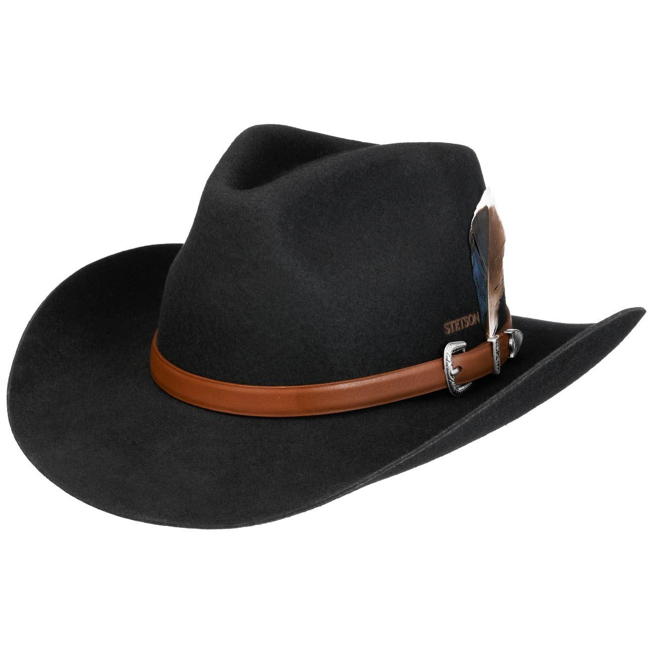 Stetson Cowboyhut (1-St) Westernhut mit Lederband