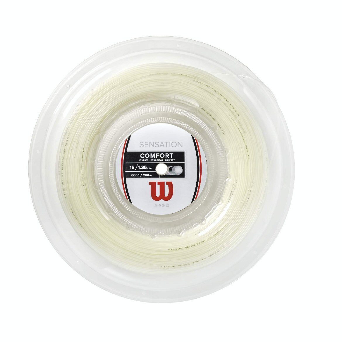 Tennissaite Sensation (Armschonung+Kontrolle) natur 200m Rolle