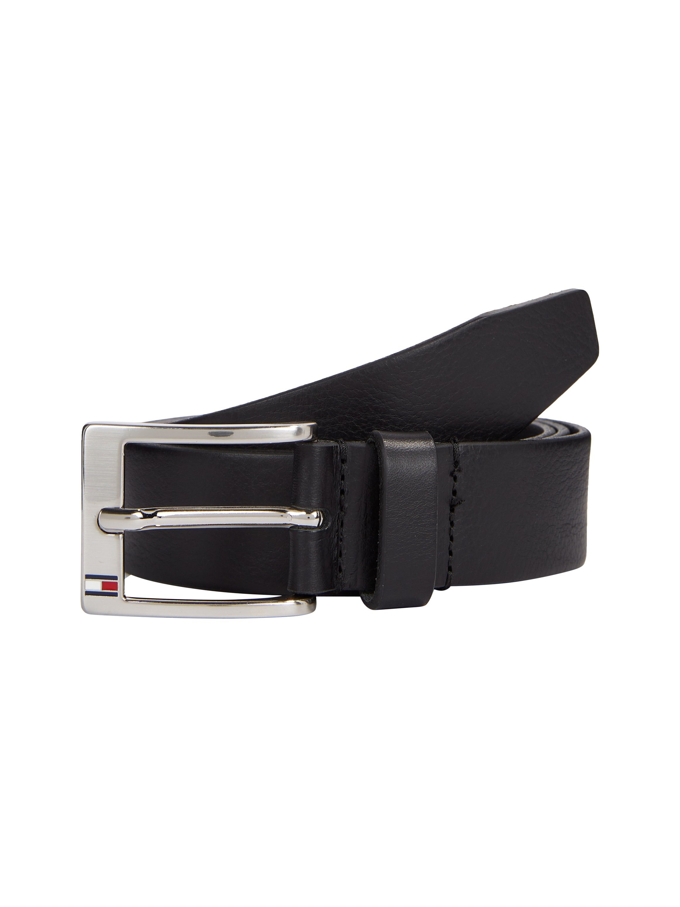 Tommy Hilfiger Ledergürtel New Aly Belt mit quadratischer Logo-Metallschnalle