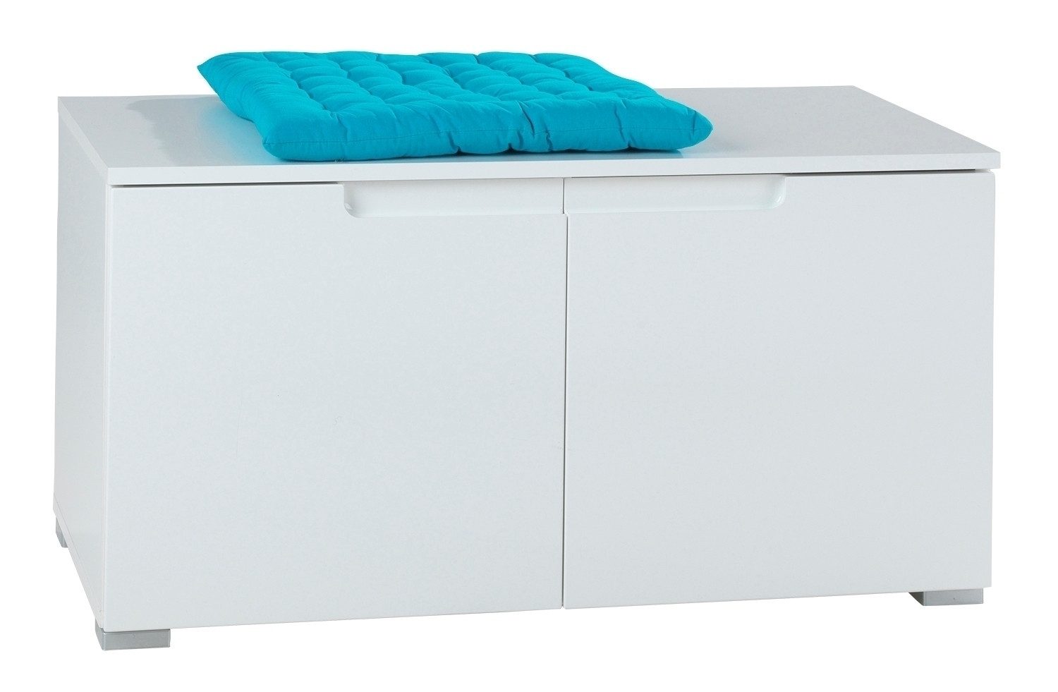 Bega Consult Schuhbank SPICE, Weiß Hochglanz, Weiß matt, mit 2 Türen, B 80 x H 43 x T 40 cm