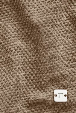 Next Langarm-Poloshirt Strukturiertes, langärmeliges Polohemd (1-tlg)