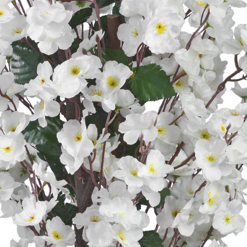 Kunstbaum Kirschbaum Kunstpflanze Kunstbaum Baum Künstliche Pflanze 120 cm Kirschbaum, Decovego, Höhe 120 cm