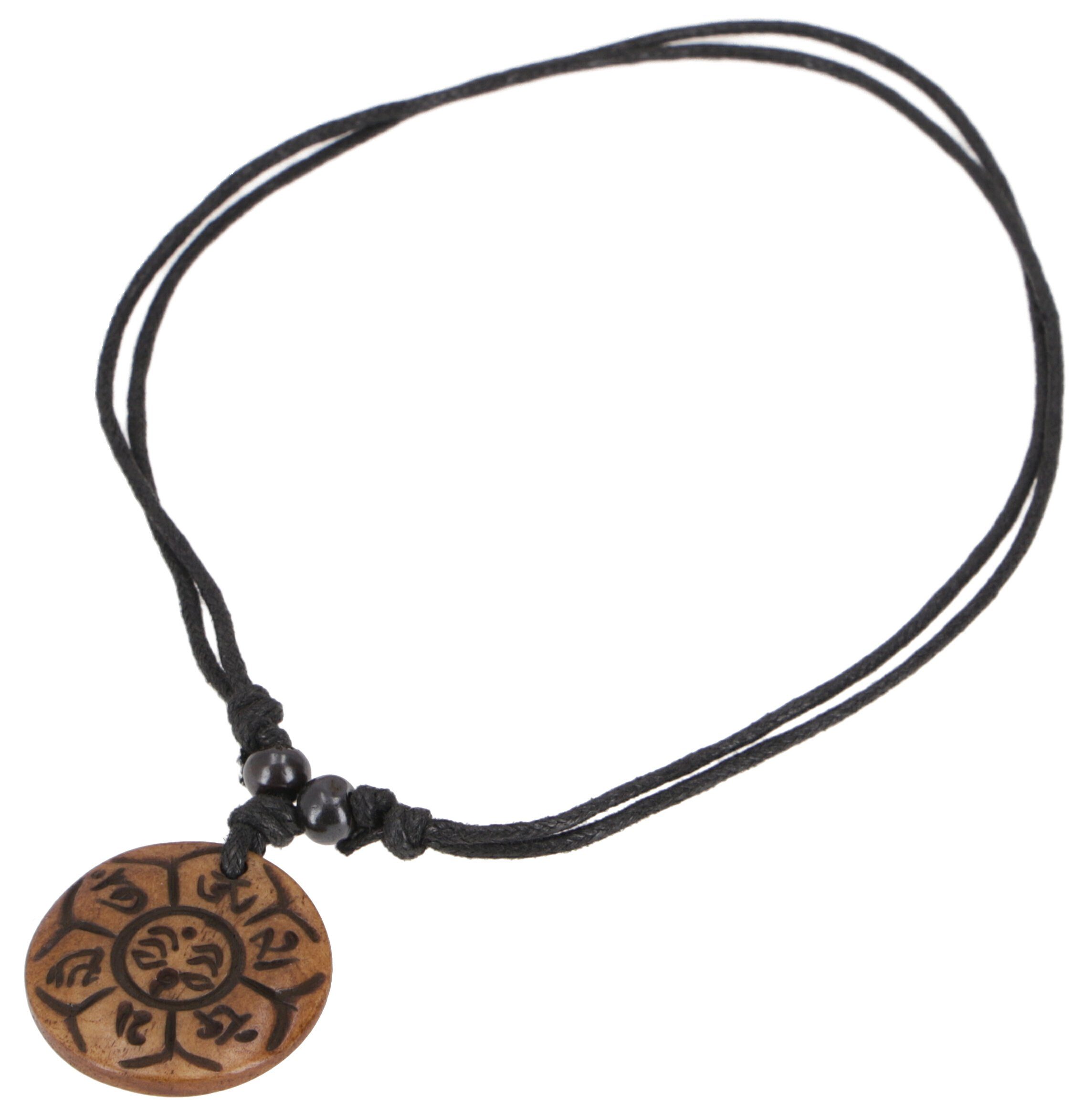 Guru-Shop Perlenkette Ethno Amulet, Tibet Halskette, Tibetschmuck -..