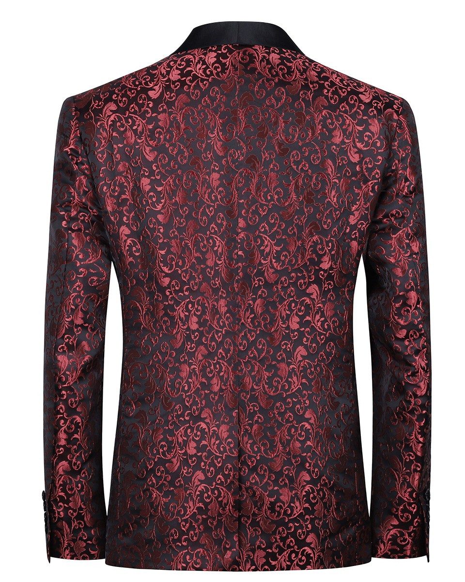Allthemen Smokingsakko Herren Sakko Bunt Jacquard günstig online kaufen