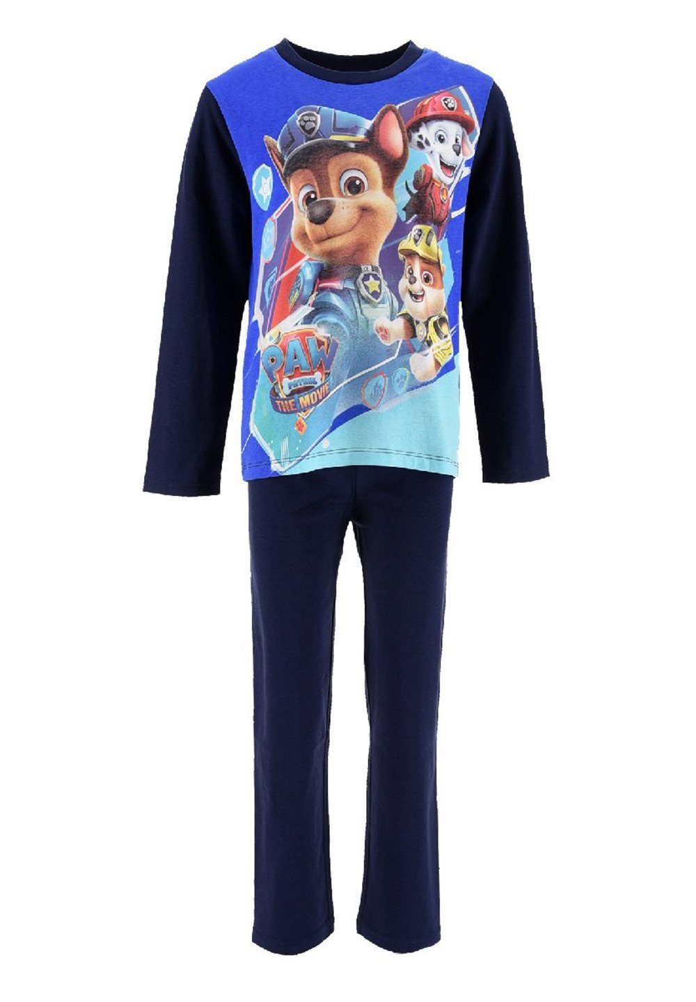 PAW PATROL Schlafanzug »Kinder Jungen Pyjama Langarmshirt Langarm T-Shirt +  Schlafhose« Chase Marshall Rubbles online kaufen | OTTO