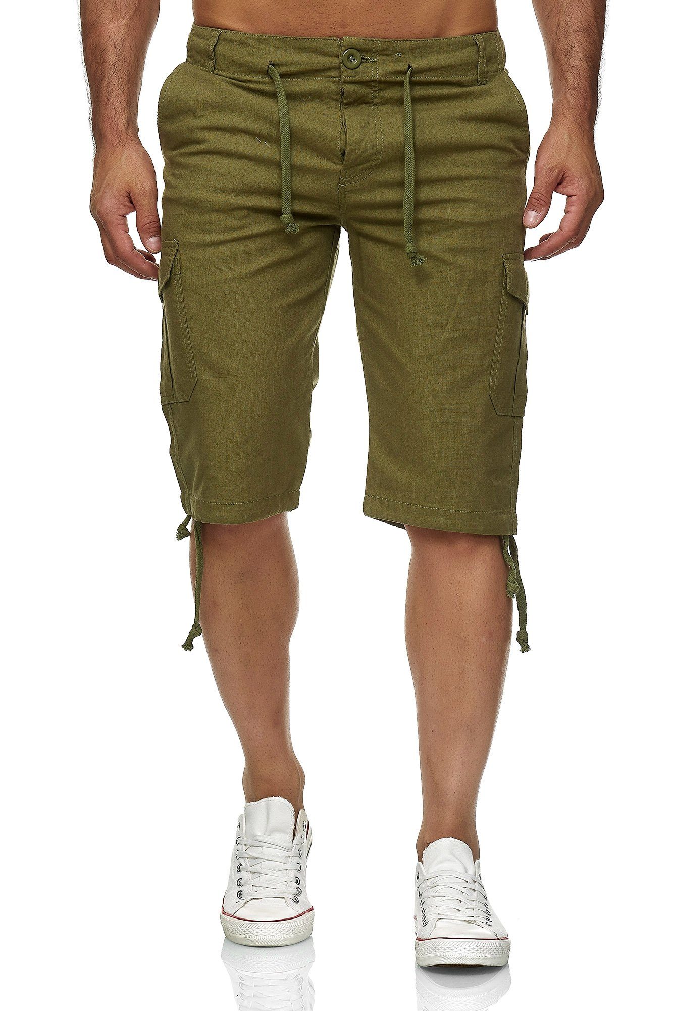 Reslad Leinenhose Reslad Leinen Cargo Shorts günstig online kaufen