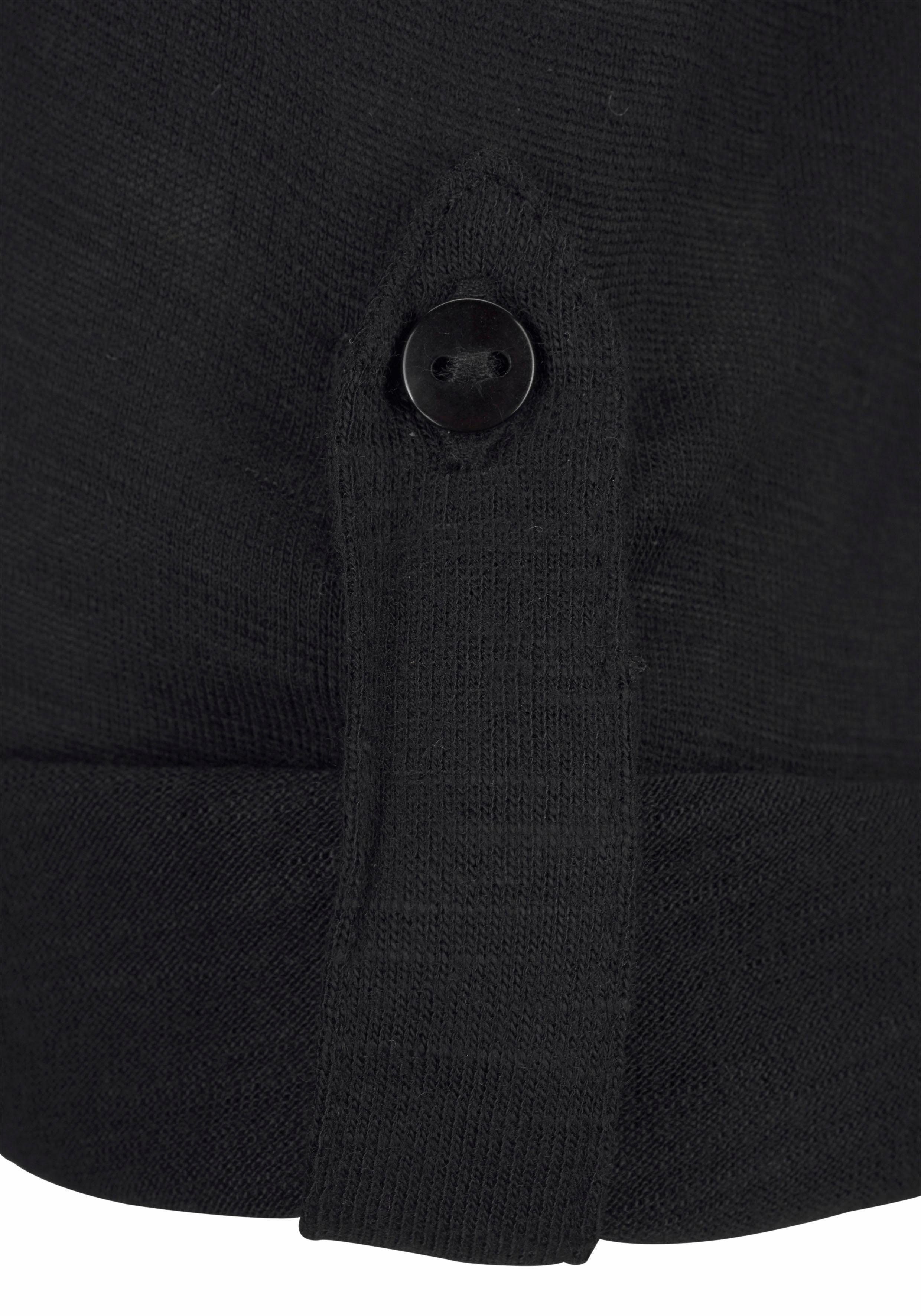 Buffalo Strandshirt mit Stickerei und Quasten, Tunika, 3/4-Arm, Blusenshirt