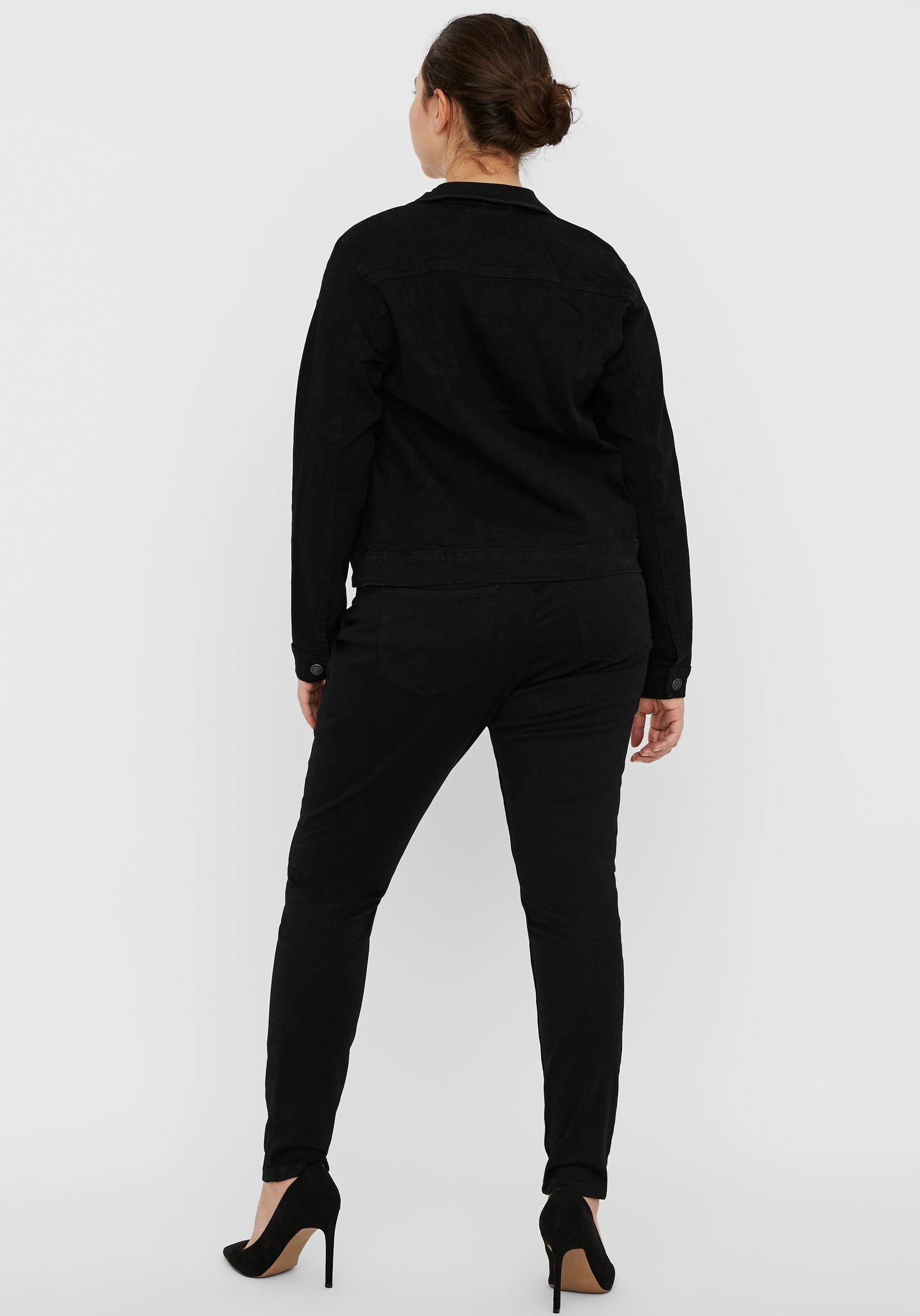 Giacchetto Denim Donna Vmruna - Slim Fit Con Mix Di Cotone E Elastan - Foto 8