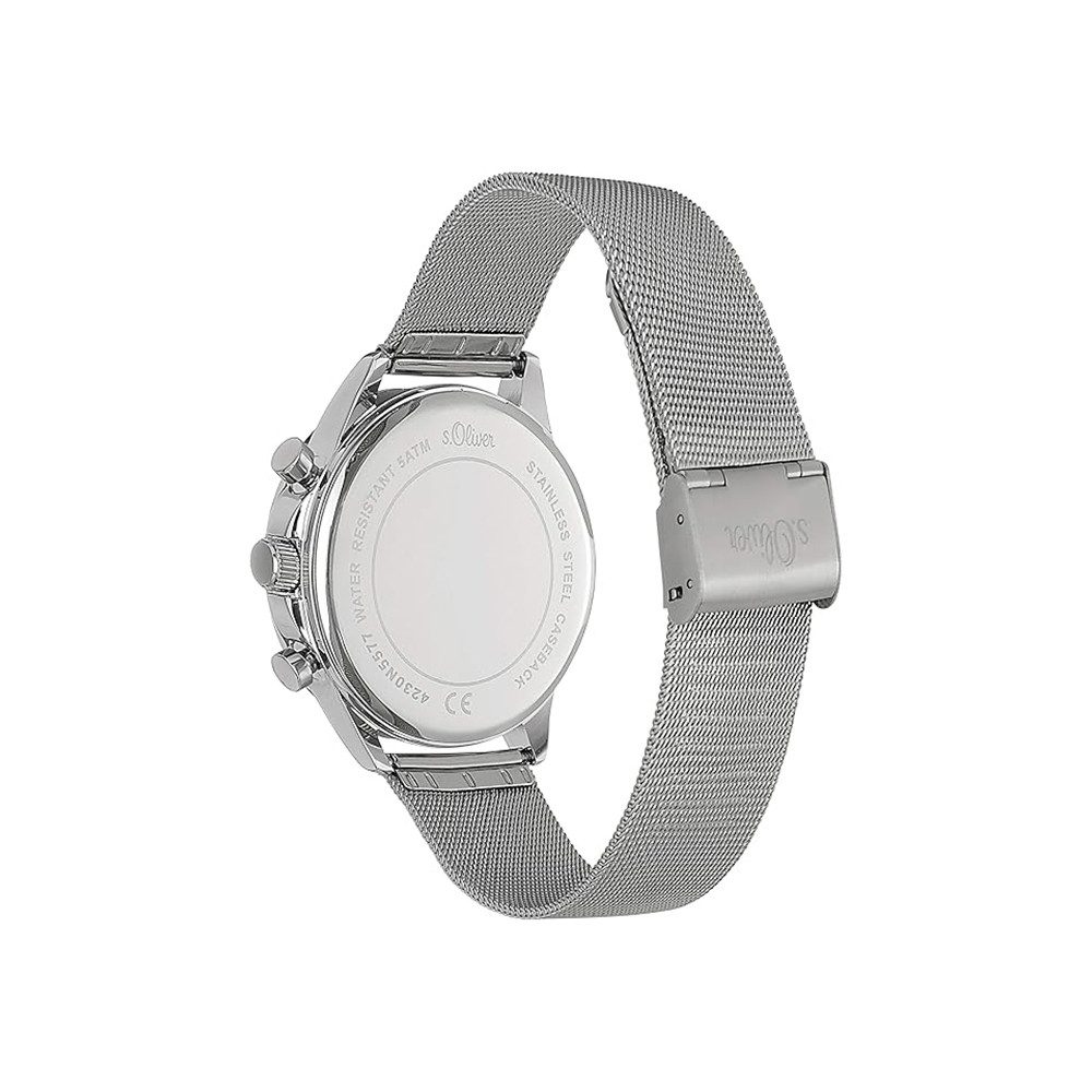 s.Oliver Quarzuhr s.Oliver Armbanduhr mit Mesharmband SO-4230-MM, s.Oliver günstig online kaufen