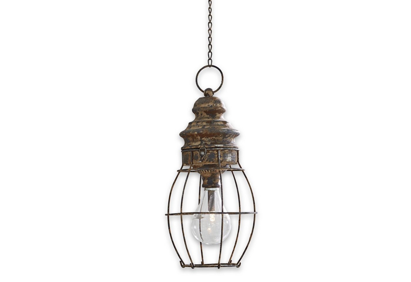Mirabeau LED Laterne LED-Laterne Hemsboro antikbraun