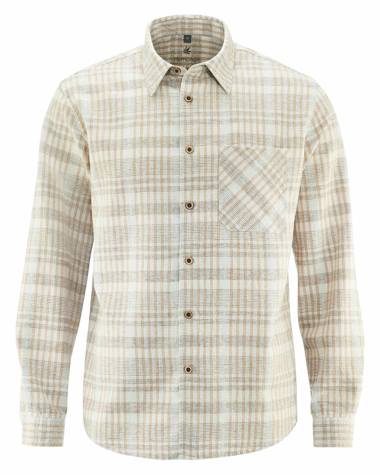 HempAge Langarmhemd DH067 Hemd
