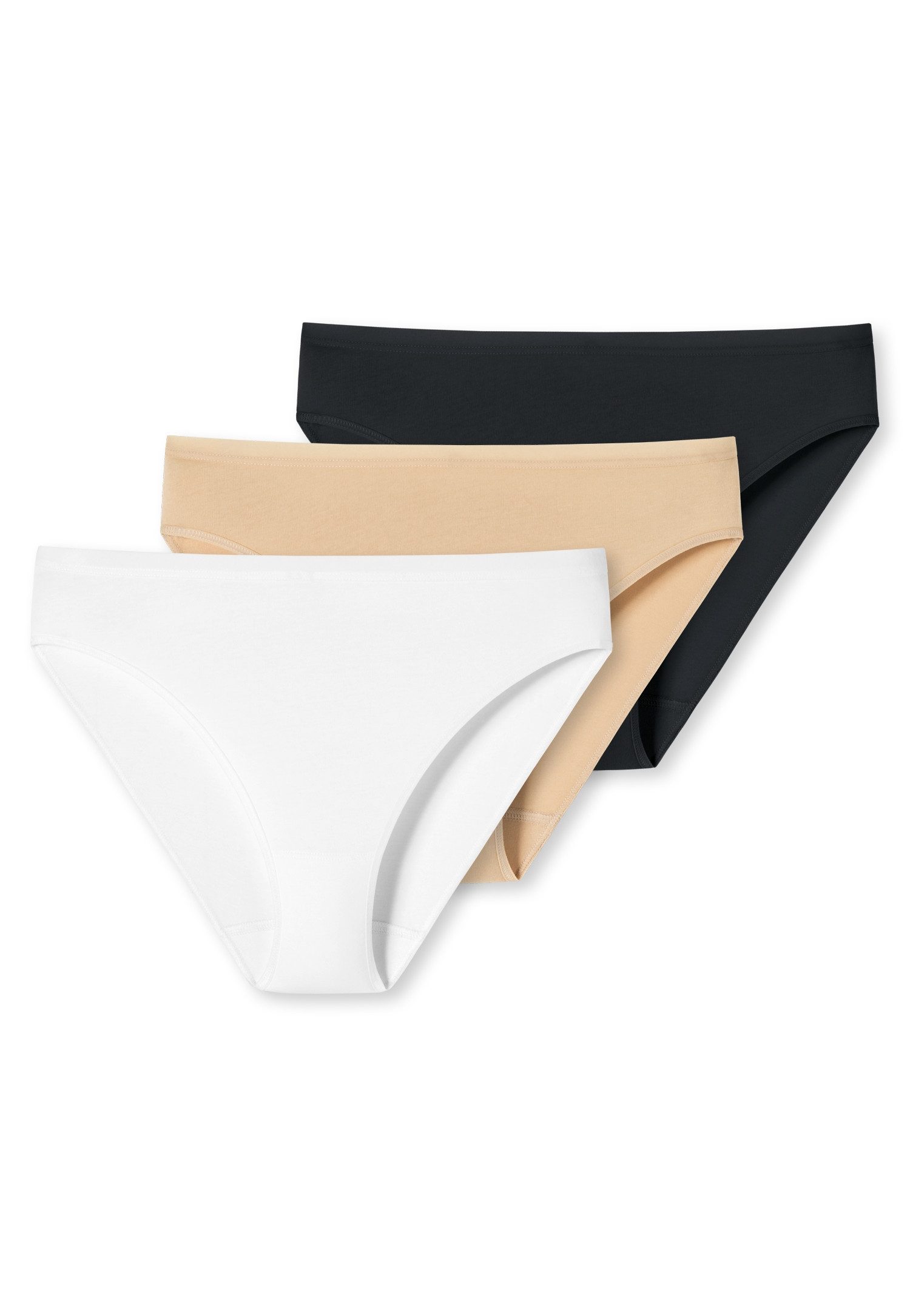 uncover by SCHIESSER Tai-Slip Uncover Cotton (3er Pack) weich, elastisch, Basic, Cotton-Mix