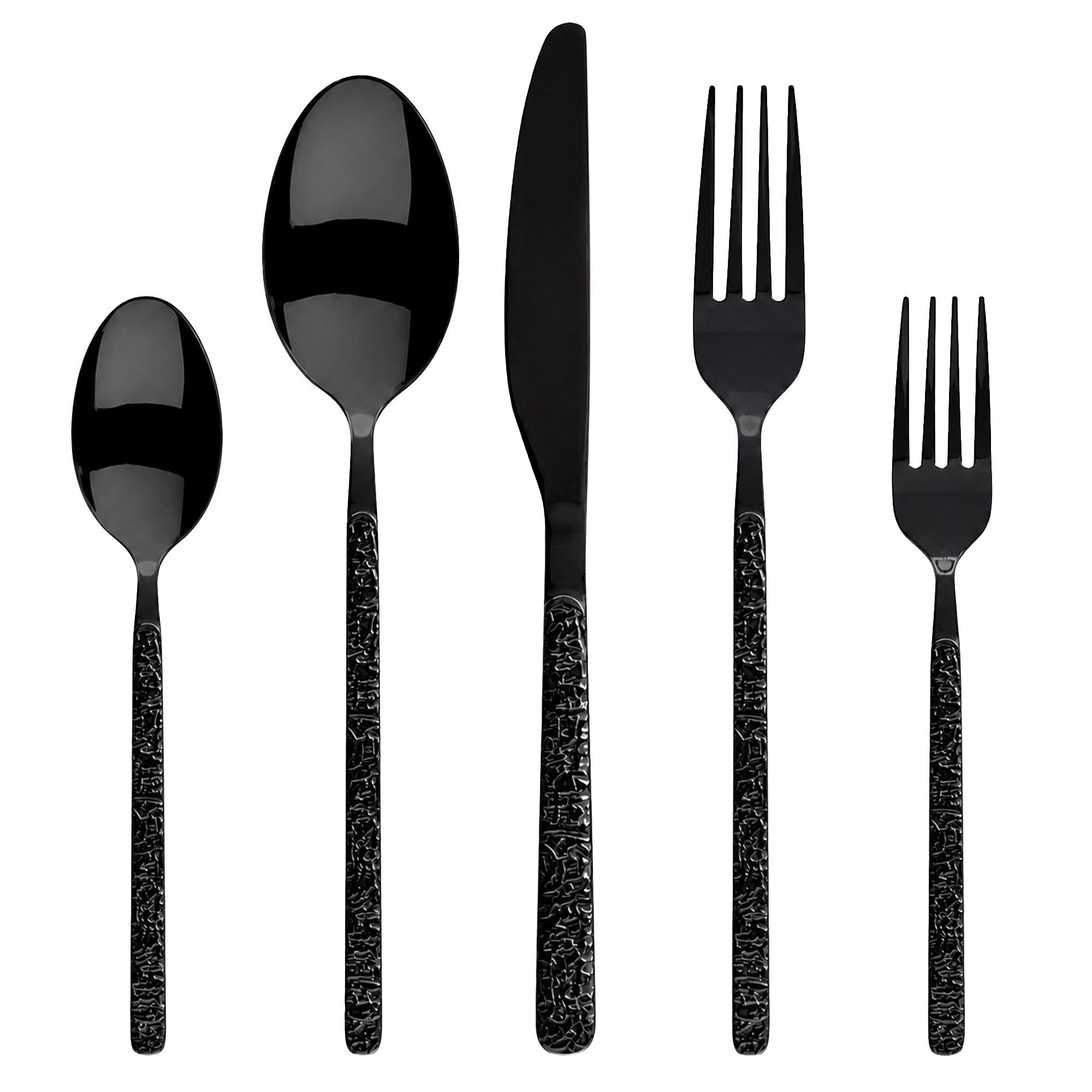 Roxlin Besteck-Set 30-teiliges Edelstahl-Besteckset modern & elegant 4 Farbe