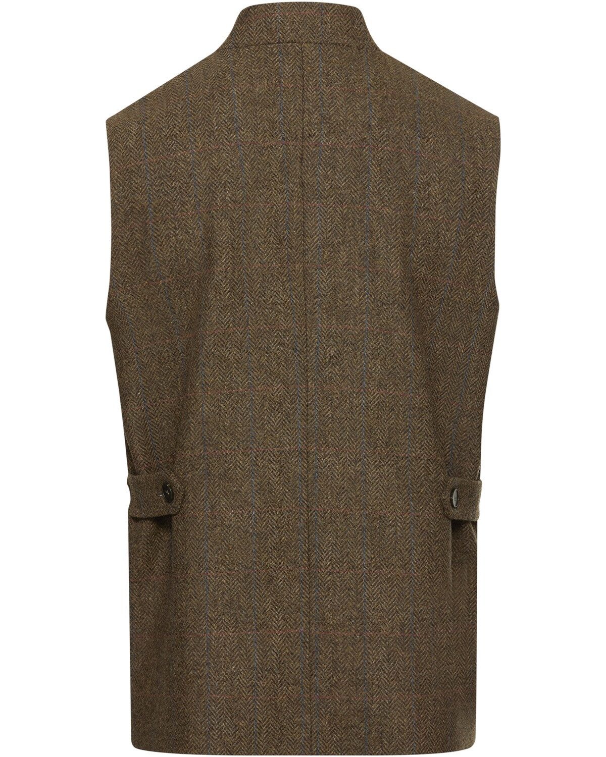 Highmoor Jagdweste Fischgrat-Tweedweste mit Taschen