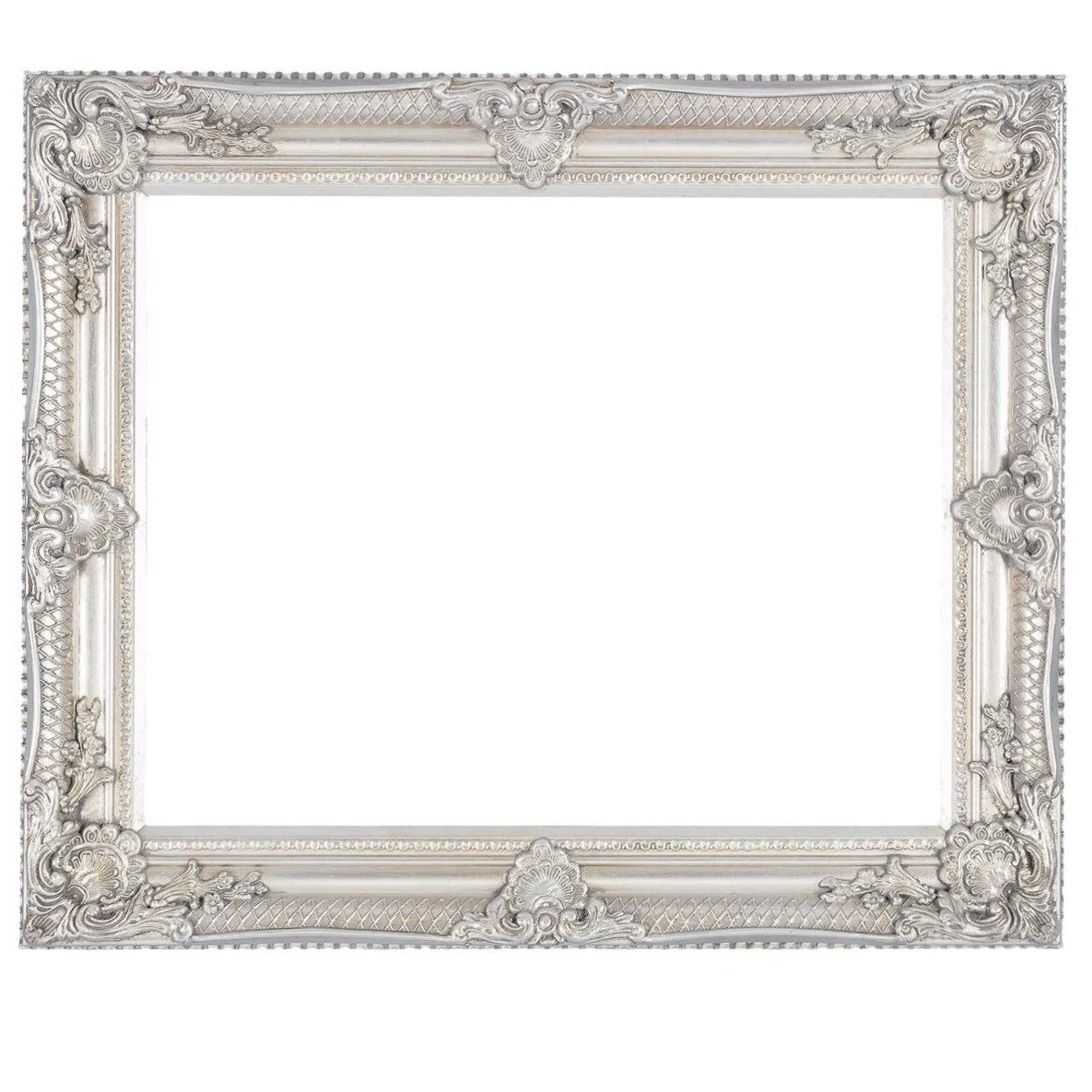 Aubaho Dekoobjekt Рамки Rahmen Gemälde Ölgemälde Innenmaß 40 x 50cm Farbe silber