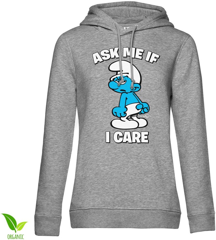Die Schlümpfe Hoodie The Smurfs - Ask Me If I Care Girly Hoodie