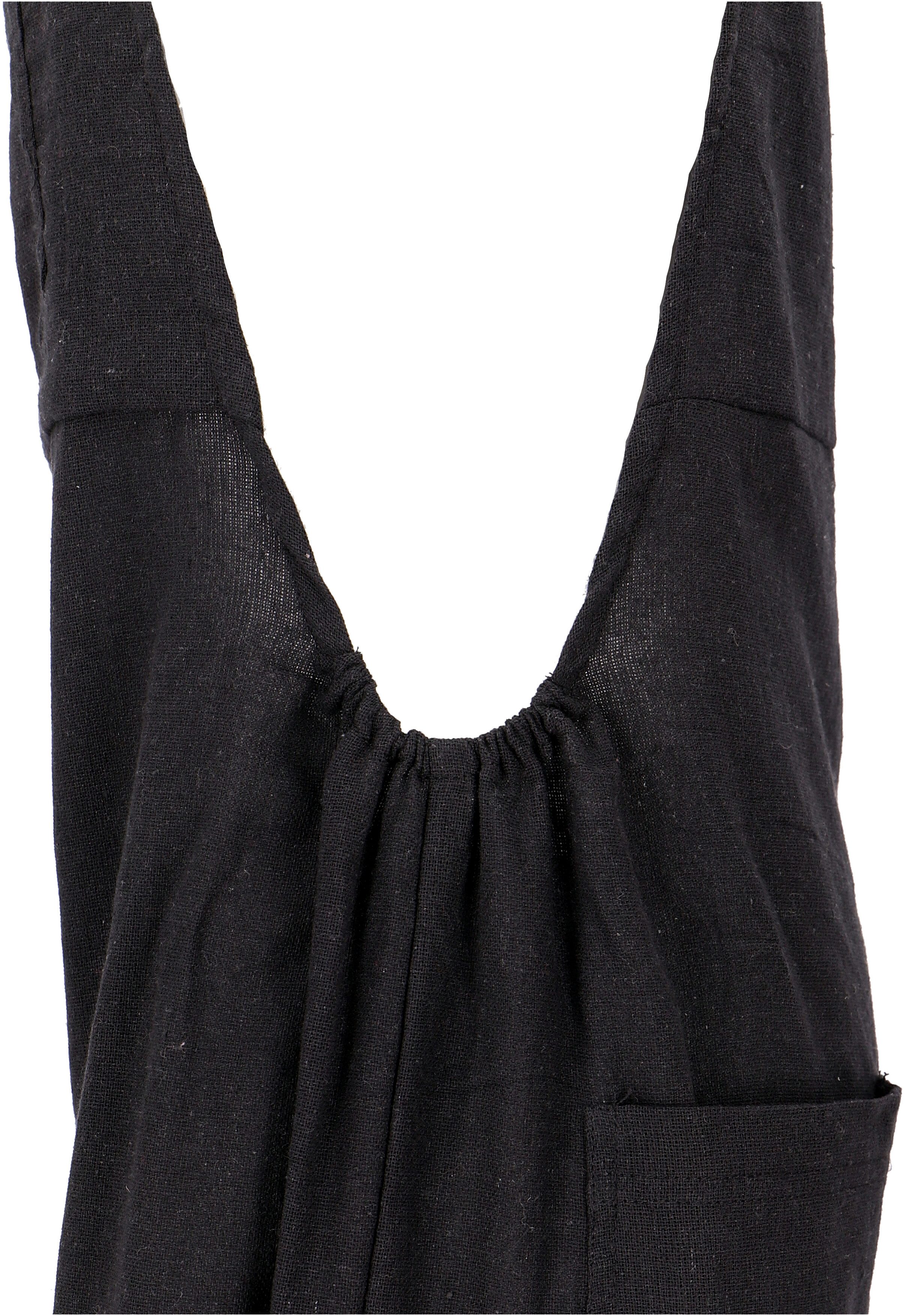 Guru-Shop Relaxhose Natürliche Boho Latzhose, Sommerlatzhose,.. Ethno Style, alternative Bekleidung