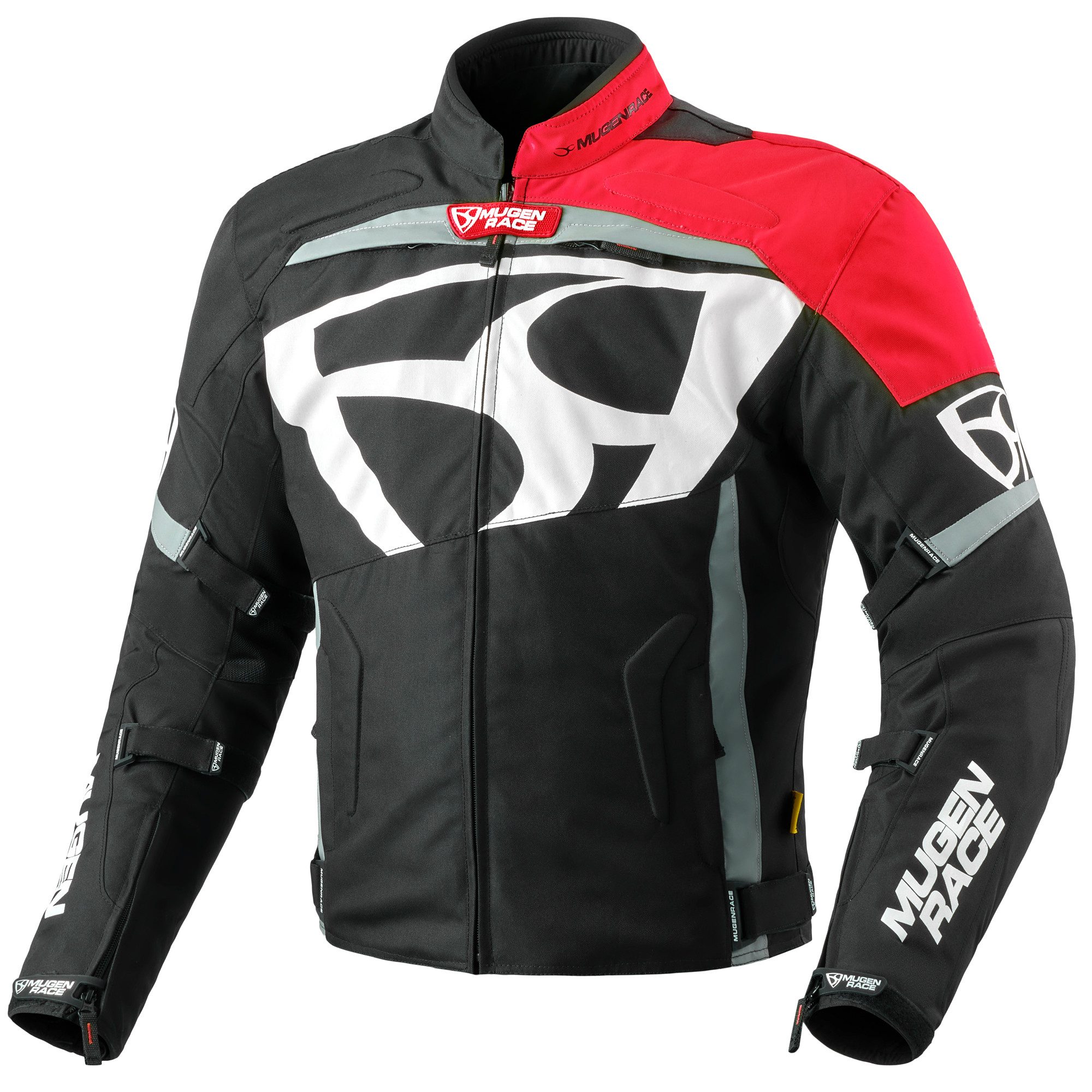 MUGENRACE Motorradjacke Aggressore-T wasserdichte Motorrad Textiljacke Ellenbogenprotektoren enthalten,herausnehmbares Innenfutter,herau