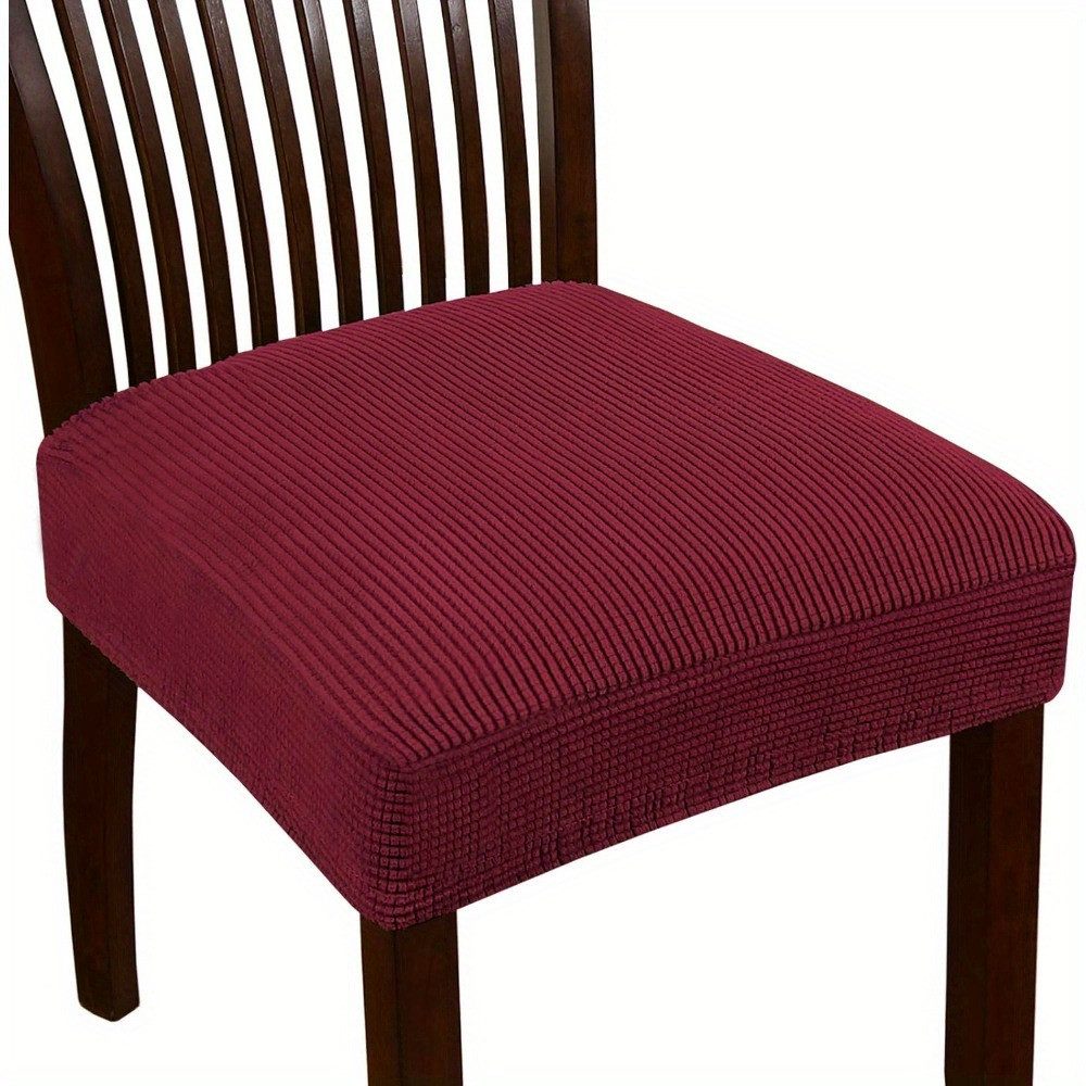 Diwzbyn Stuhlhusse Stuhlbezug Sitzfläche, Stretch Bezug für Stühle Sitzbezüge, für Esszimmerstühle Abwaschbar Schonbezug Stuhl Hussen