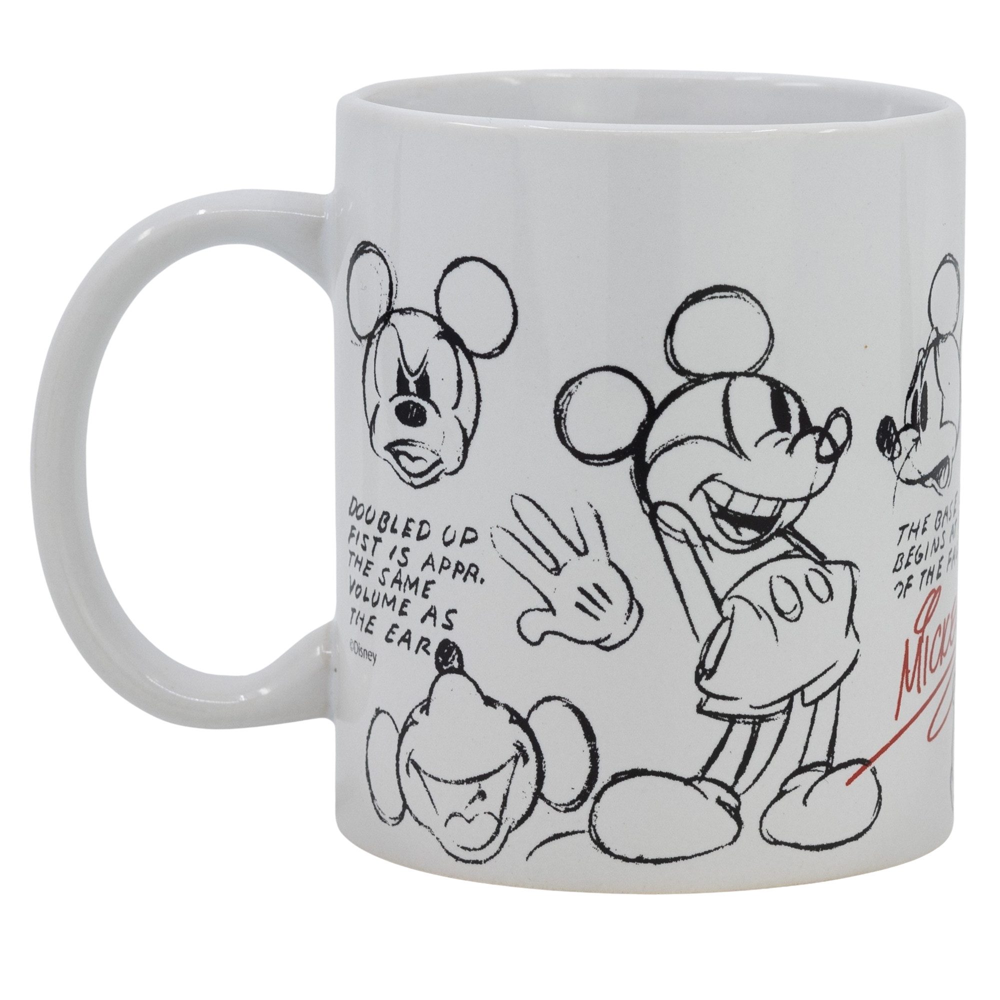 Disney Tasse Disney Classisc Mickey Maus Kaffeetasse Teetasse 325 ml, Keramik