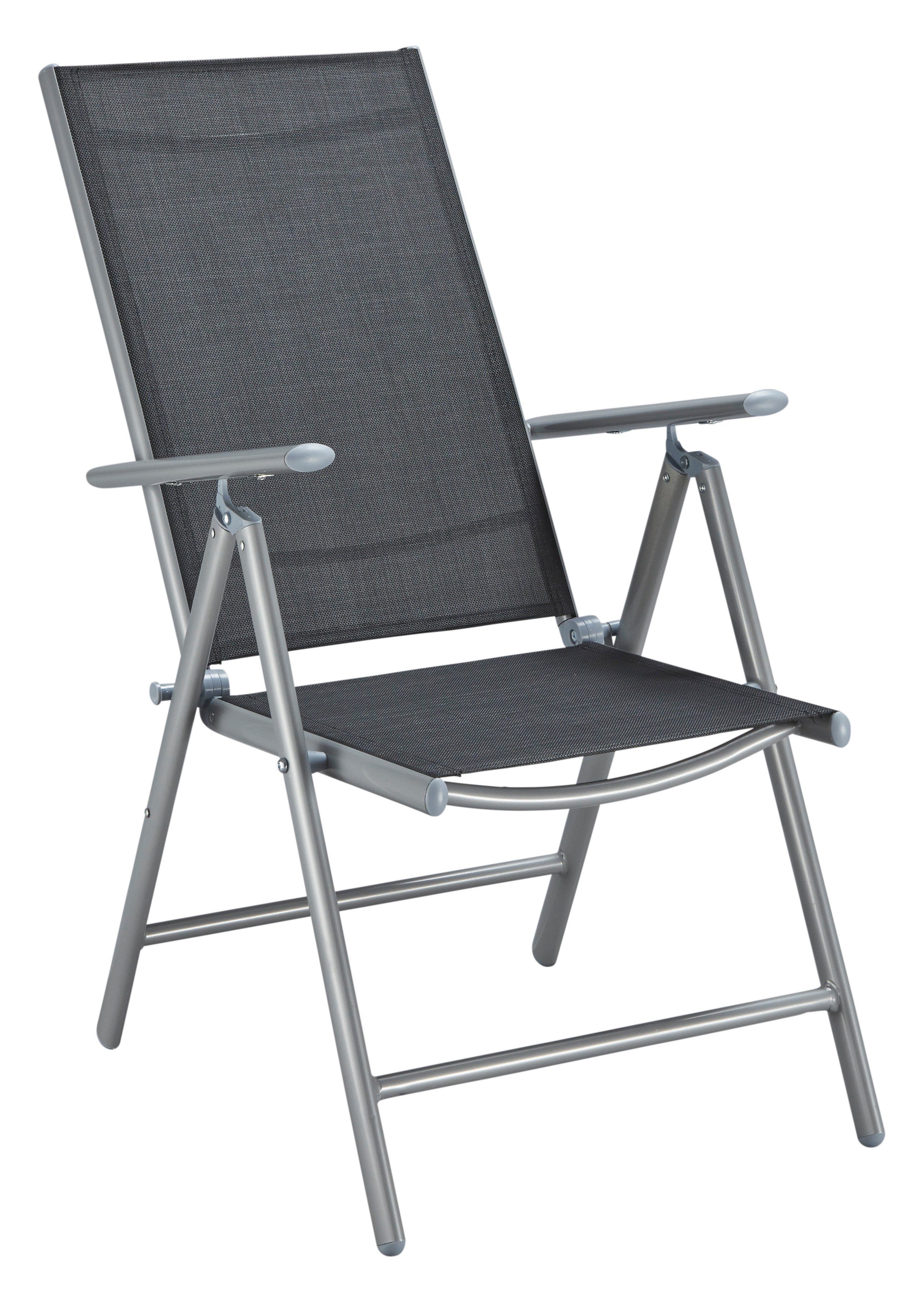 MERXX Garten-Essgruppe Lima, (Set, 7-tlg), 180 Tisch und inkl. - ausziehbarem (120 cm) Sesseln 6