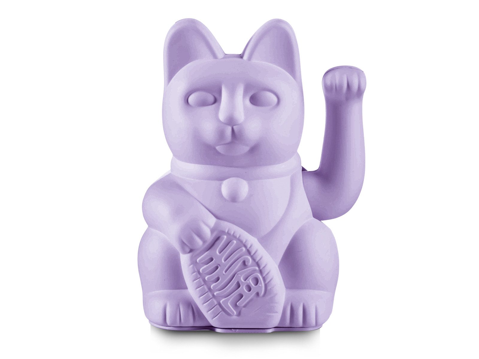 Donkey Products Dekofigur Lucky Cat Classic Winkekatze lila 15cm