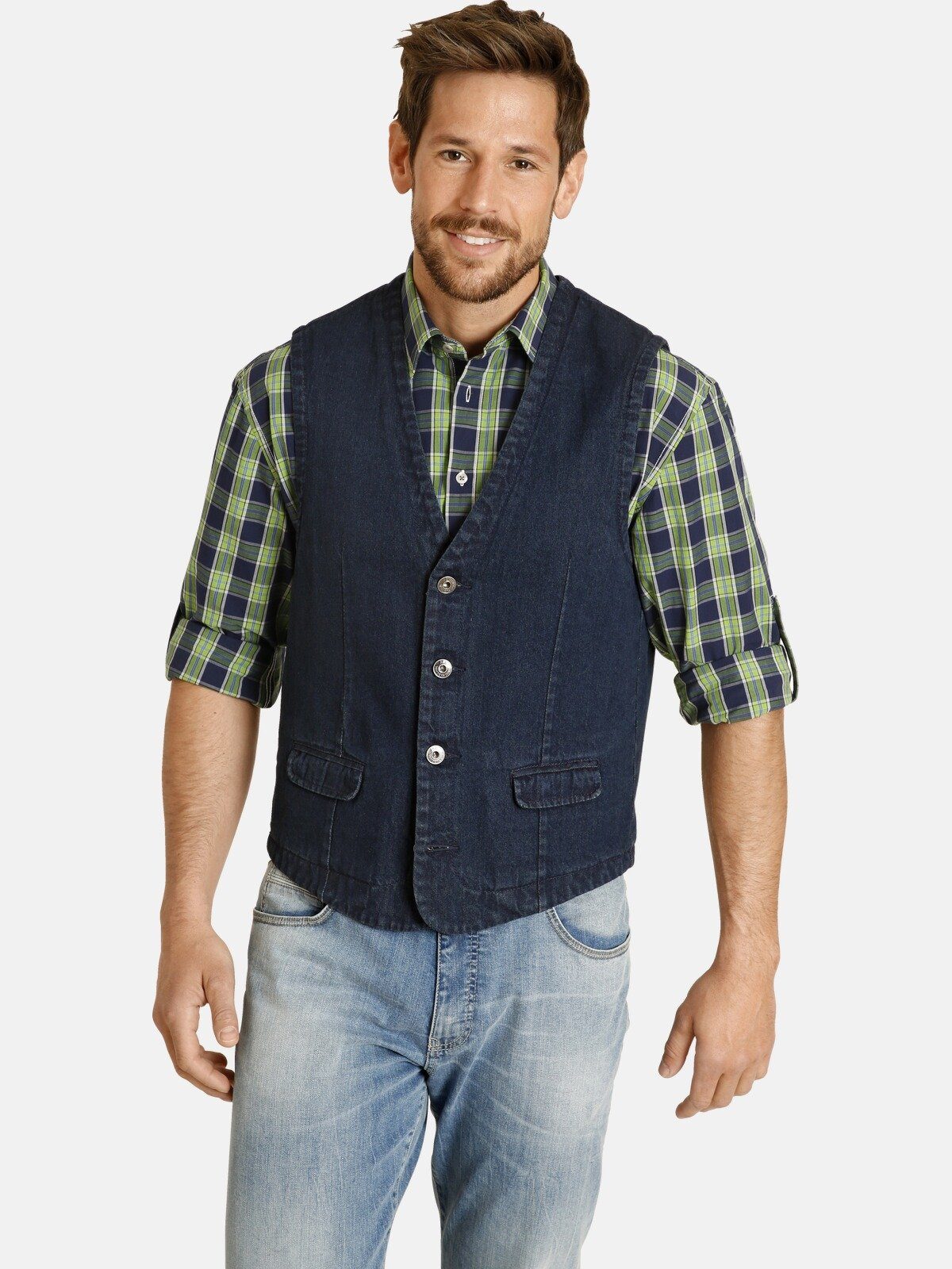 Jan Vanderstorm Anzugweste VALFRID mit zwei Pattentaschen