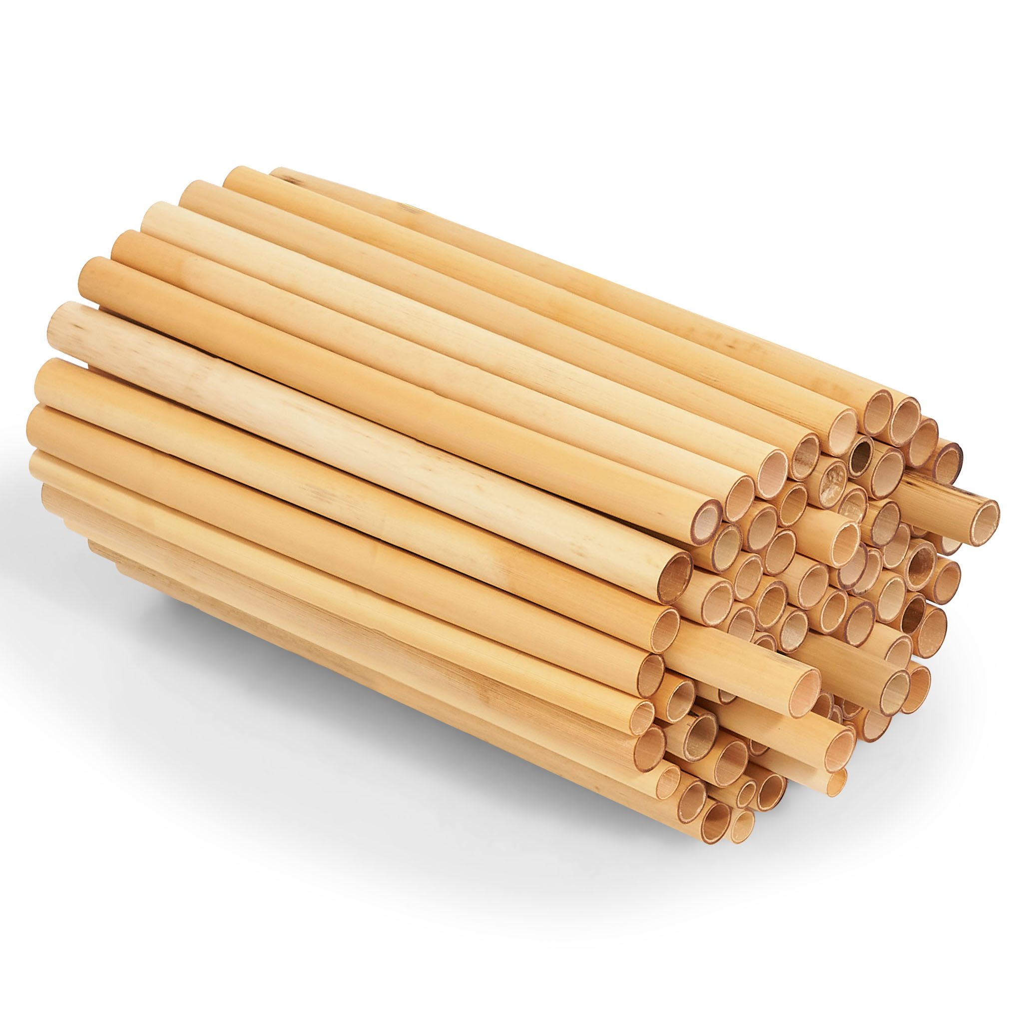 BEESI Insektenhotel 200x Nisthülsen 14 cm lang für Insektenhotel aus Schilf, (Packung, 200-St., Durchmesser 4-7 mm inkl. E-Book), 15T x 15B x 5H cm