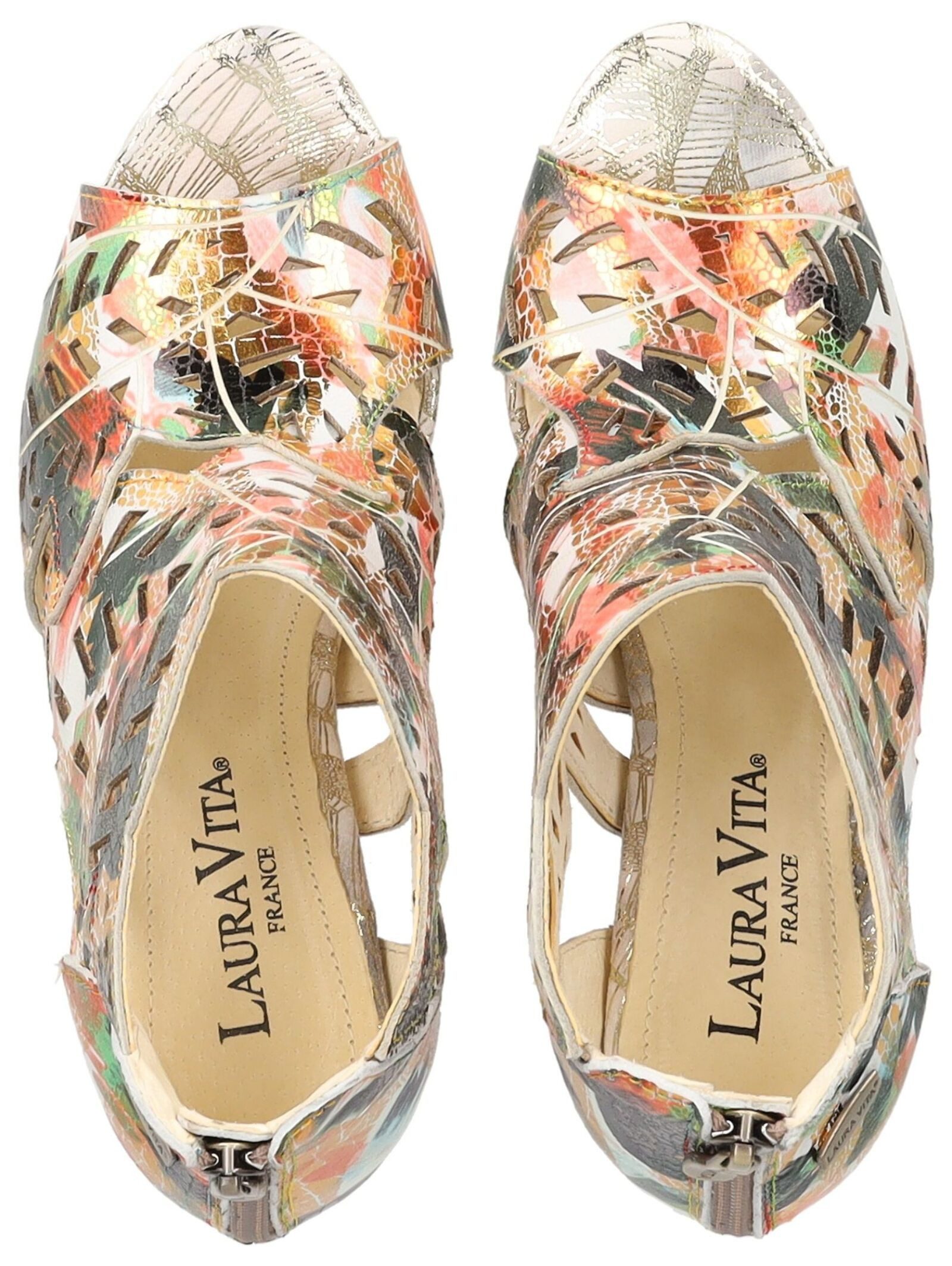 LAURA VITA LAURA VITA Sandalen Leder High-Heel-Sandalette