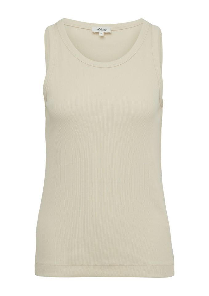 s.Oliver Shirttop Slim-Fit-Top mit Rippstruktur günstig online kaufen