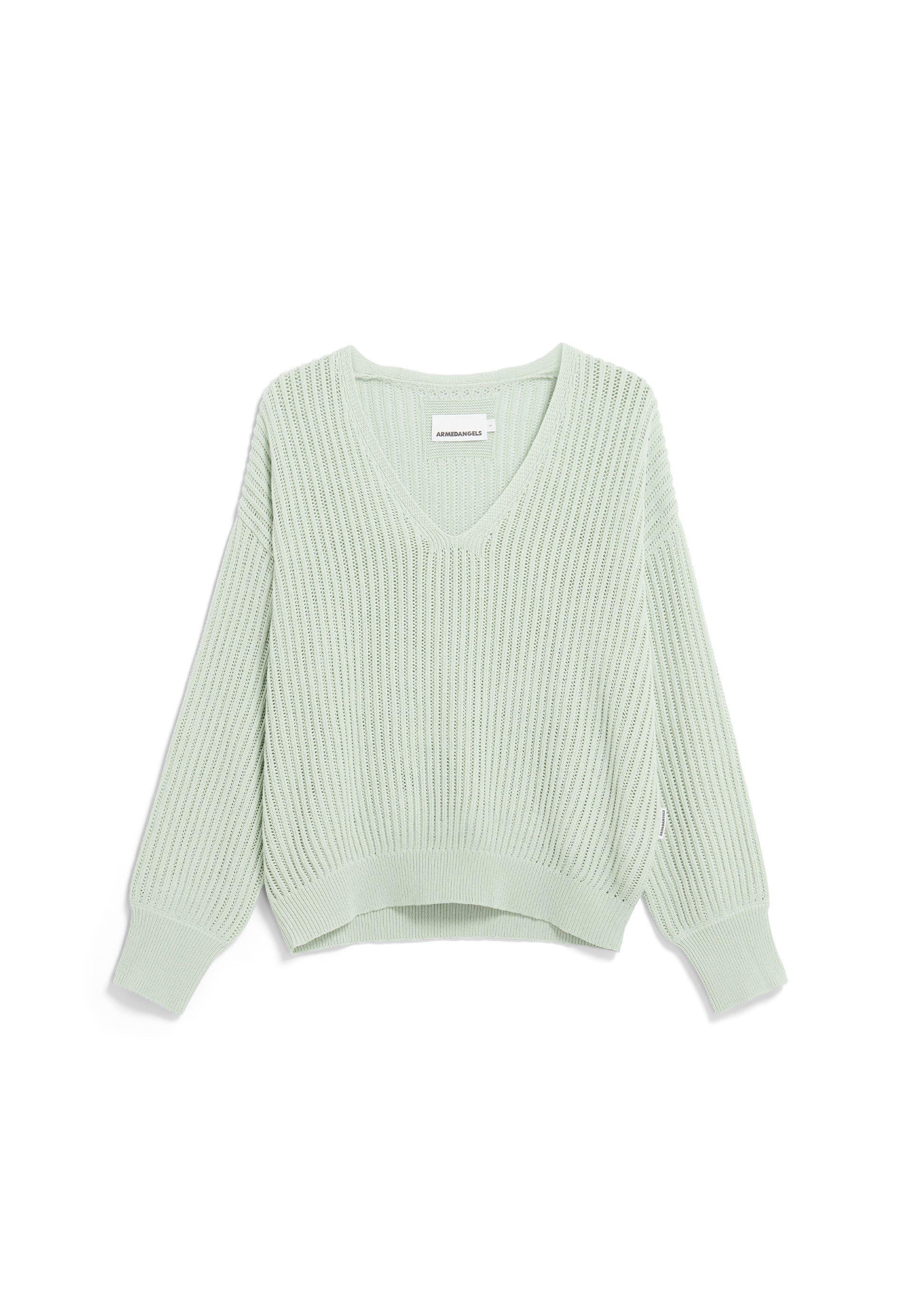 Armedangels Strickpullover LINEN BLEND Pullover aus Leinen-Mix Loose Fit