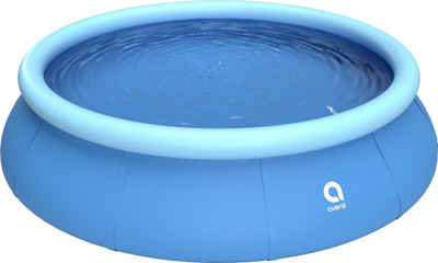 Avenli Quick-Up Pool Prompt Set Pool Ø 360 x 76 cm (Aufstellpool mit aufblasbarem Ring), Swimmingpool auch als Ersatzpool geeignet