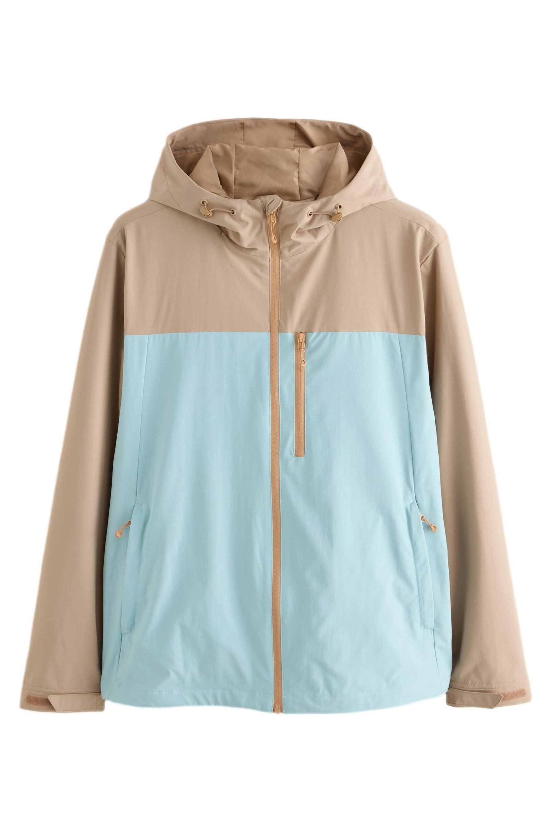 Hemdjacke Wasserabweisender Anorak mit Farbblock-Design