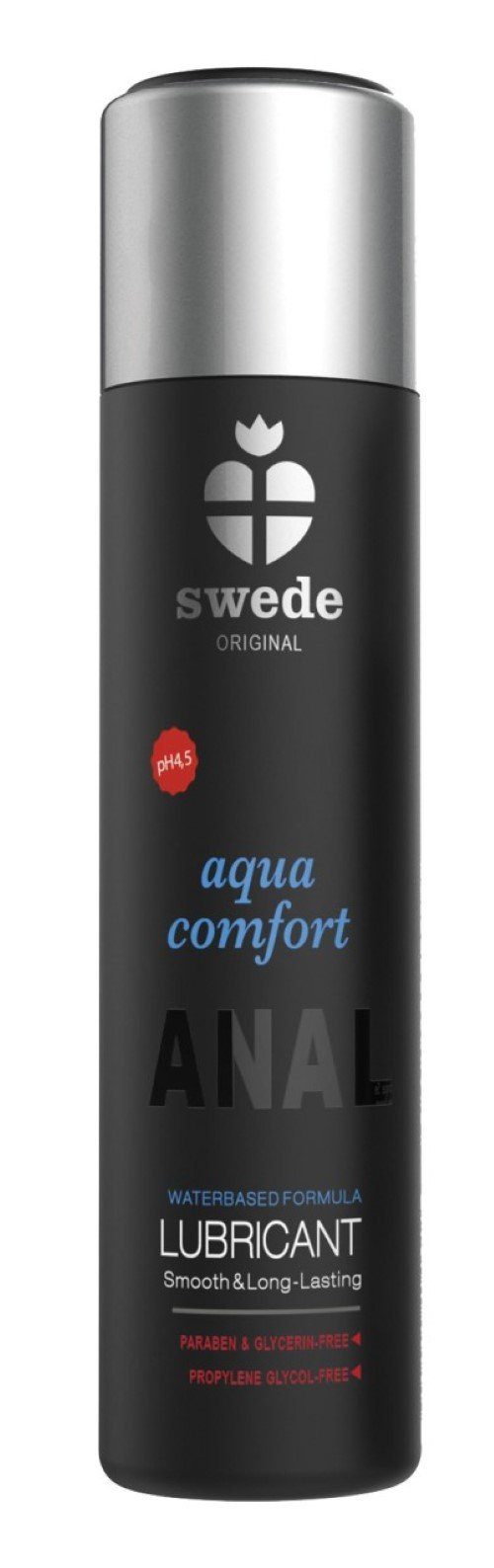 60 60 Aqua SWEDE Anal Original ml Analgleitgel Swede Comfort ml - Silicone