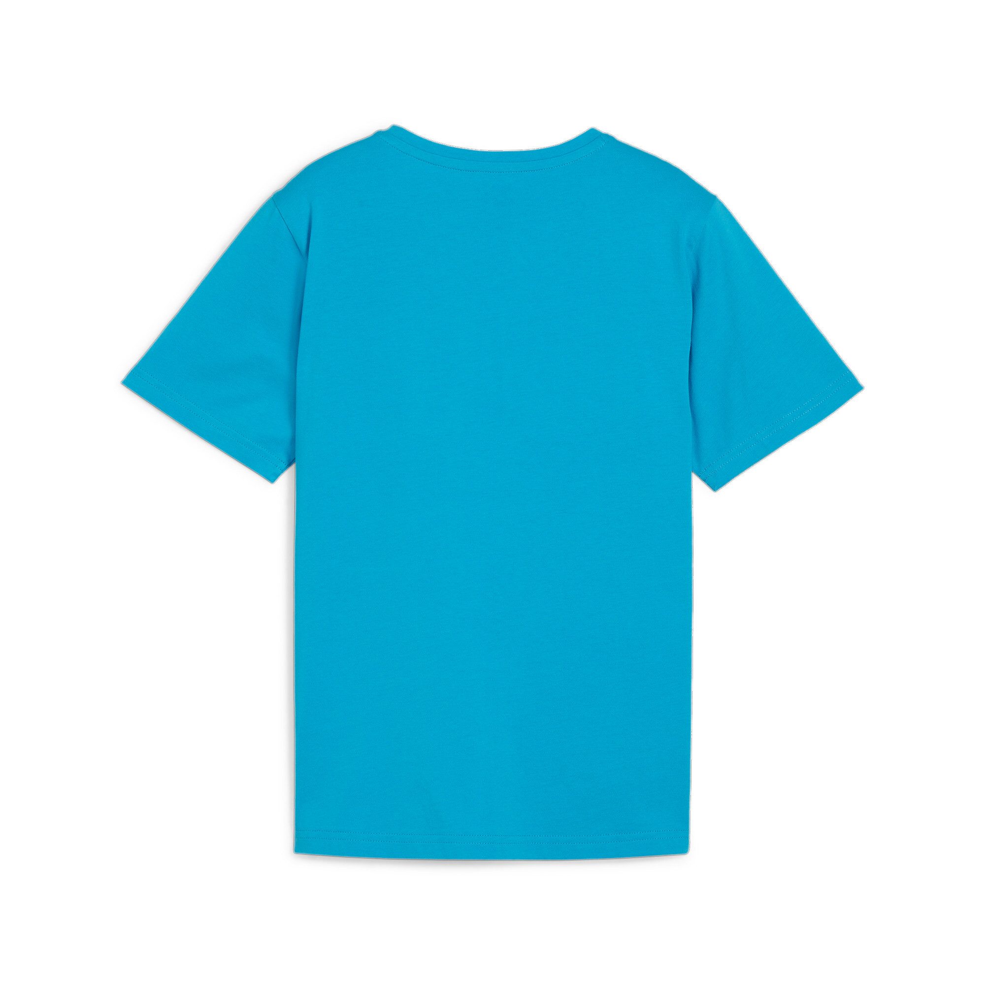 PUMA Fußballtrikot TEAMRISE LOGO JERSEY COTTON JR für Fußball, für Jugendliche, Kurzarm, Rundhalsausschnitt
