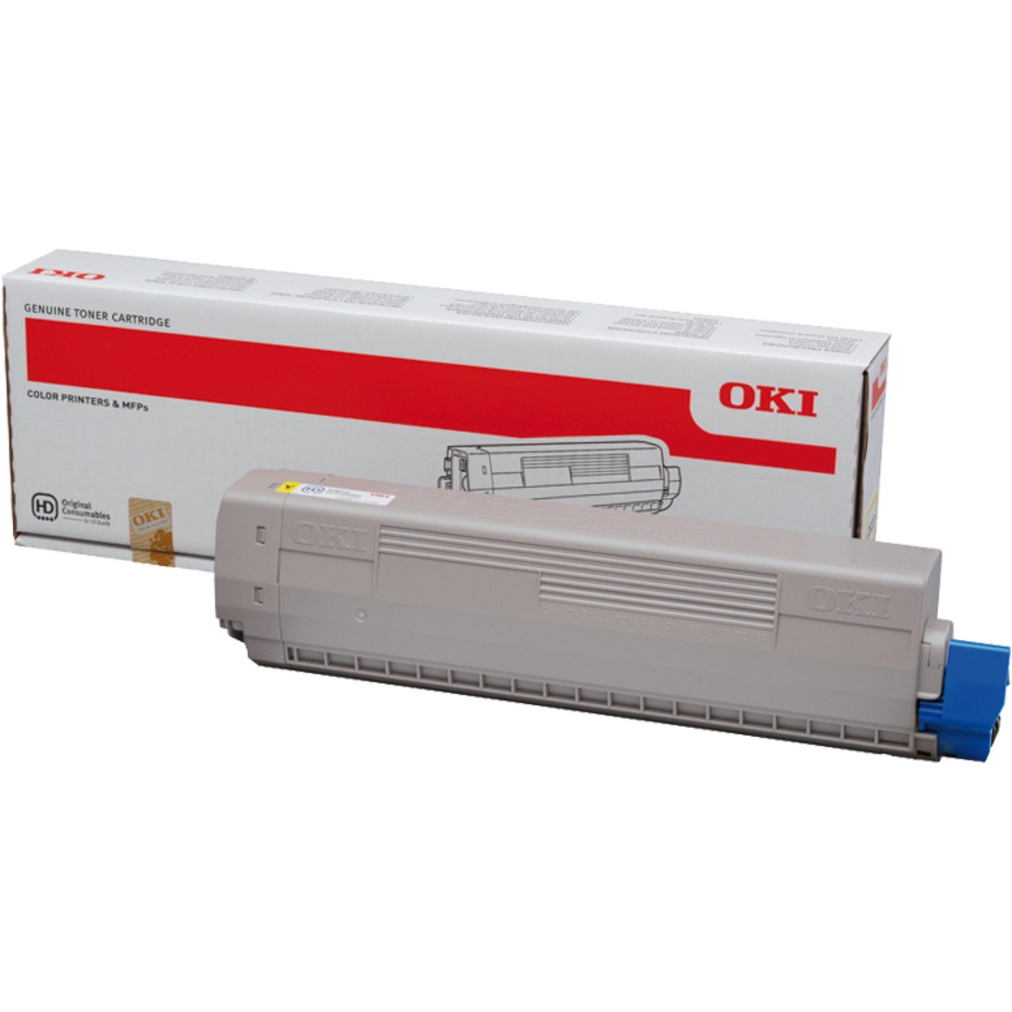 OKI Tonerpatrone OKI Toner gelb 44844613