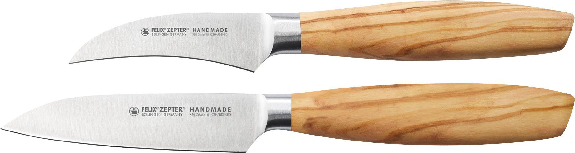 Felix Solingen Messer-Set SIZE S OLIVE (Set, 2-tlg), Veggieset