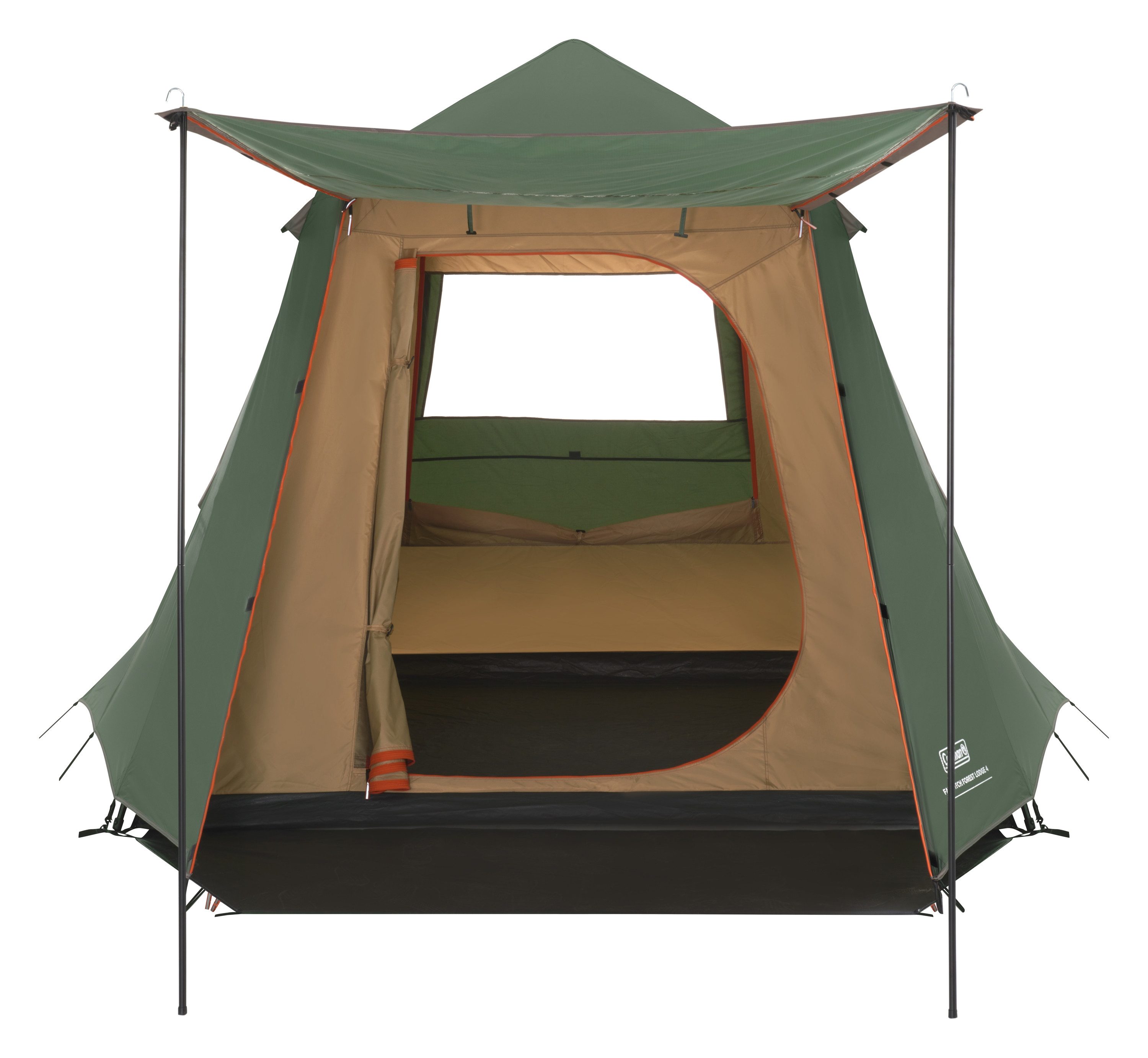COLEMAN Kuppelzelt Coleman FastPitch Forest Lodge 4 Campingzelt (12,5 kg)
