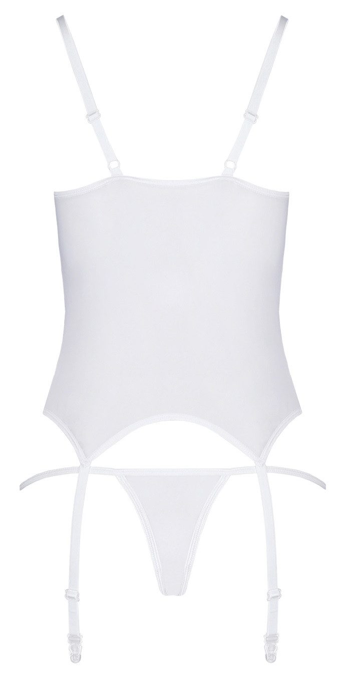 Avanua Set: Corsage mit Spitze, Bügelcups & verstellbaren Strapsbändern
