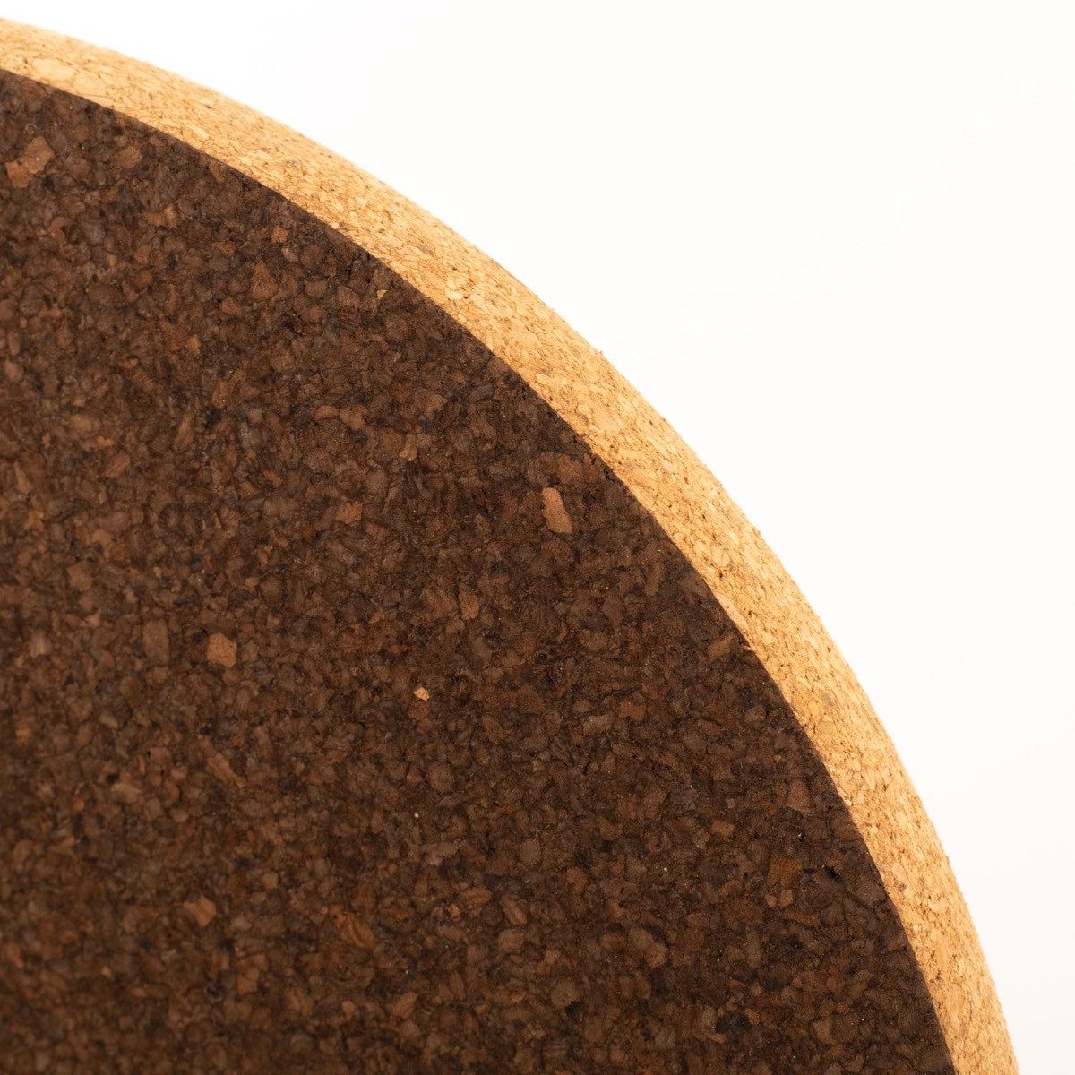 INNA-Glas Topfuntersetzer Rundes Tischset MANARA, dunkel-Natur, 2cm, Ø29,5cm