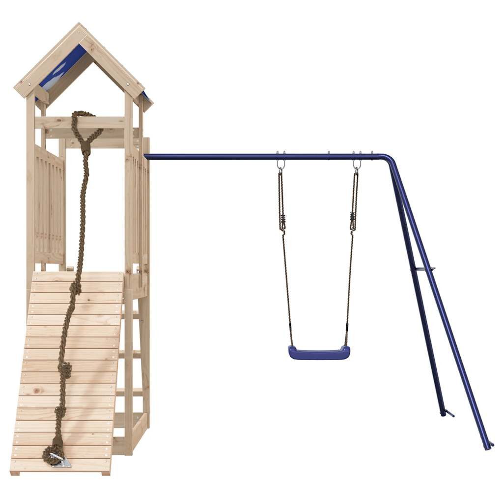 vidaXL Spielturm Spielturm Massivholz Kiefer