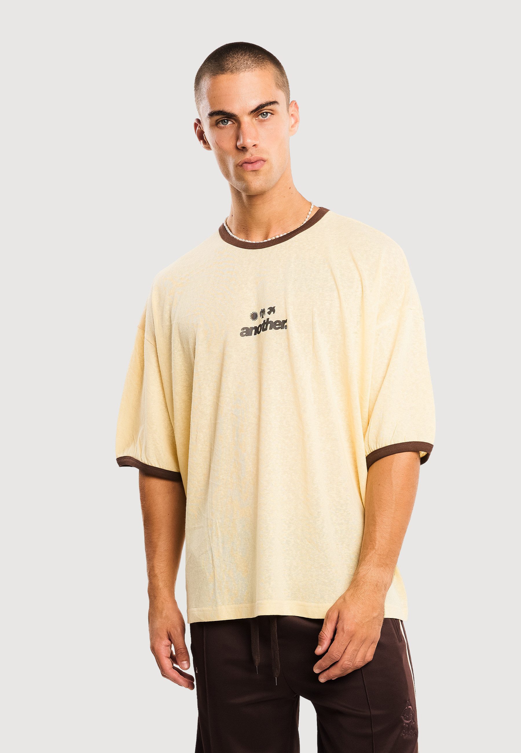 Another Cotton Lab T-Shirt Another Cotton Lab Rave Dept. Ringer T-Shirt (1-tlg) – Bild 3 von 5