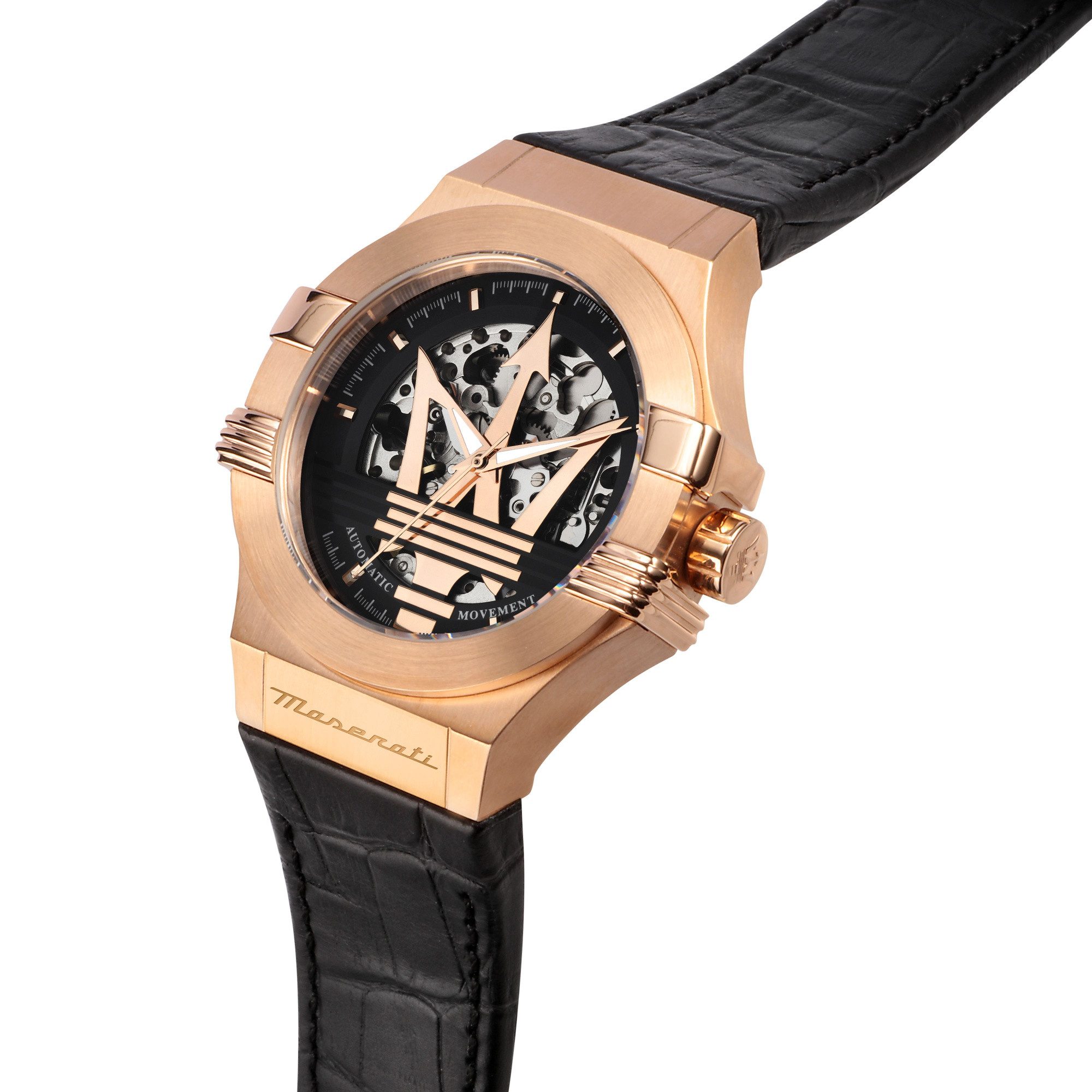 MASERATI Automatikuhr Potenza R8821108053, 42 mm – Herrenuhr mit skelettier günstig online kaufen