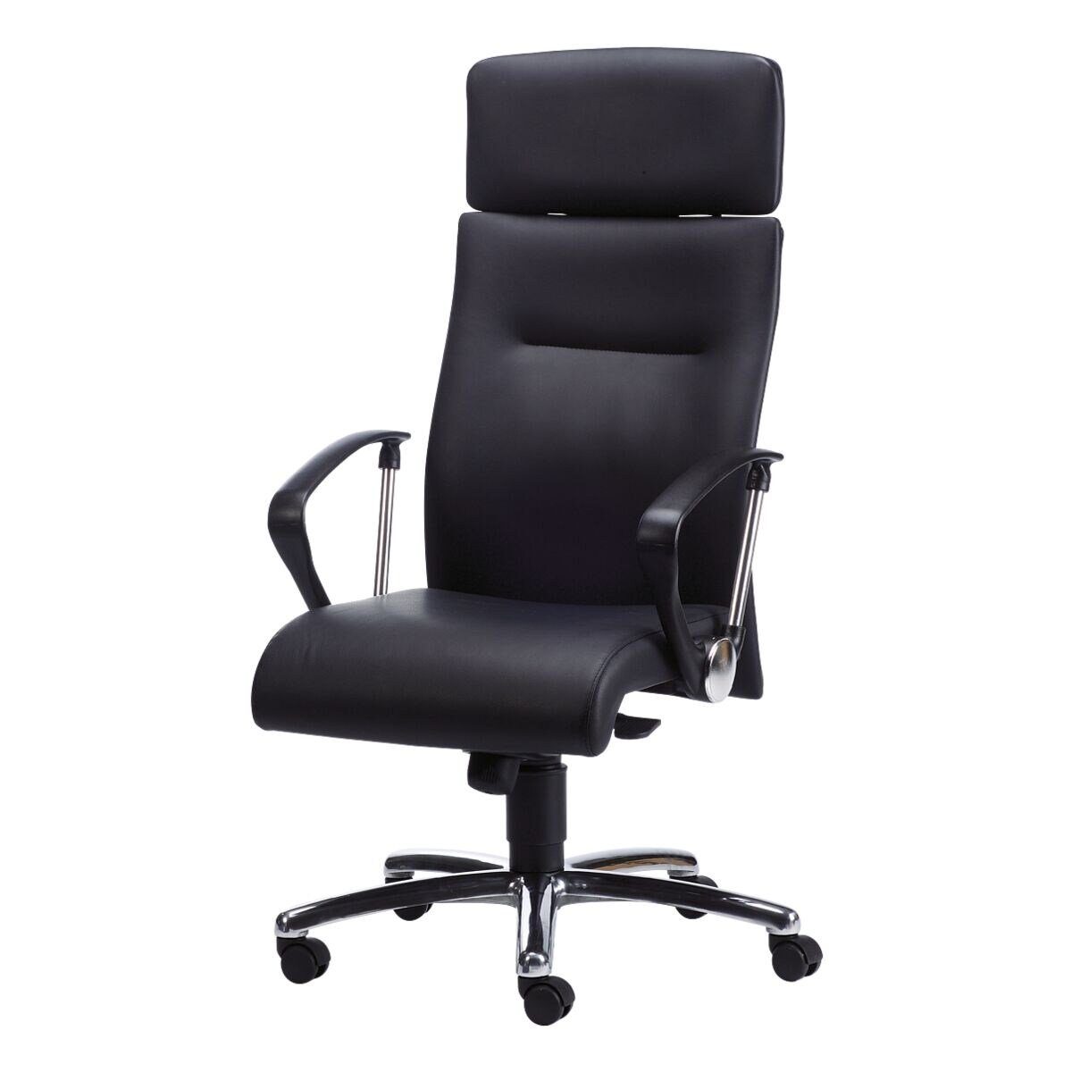 Nowy Styl Chefsessel Neo, mit Armlehnen, Kopfstütze und ergonomisch geformtem Sitz